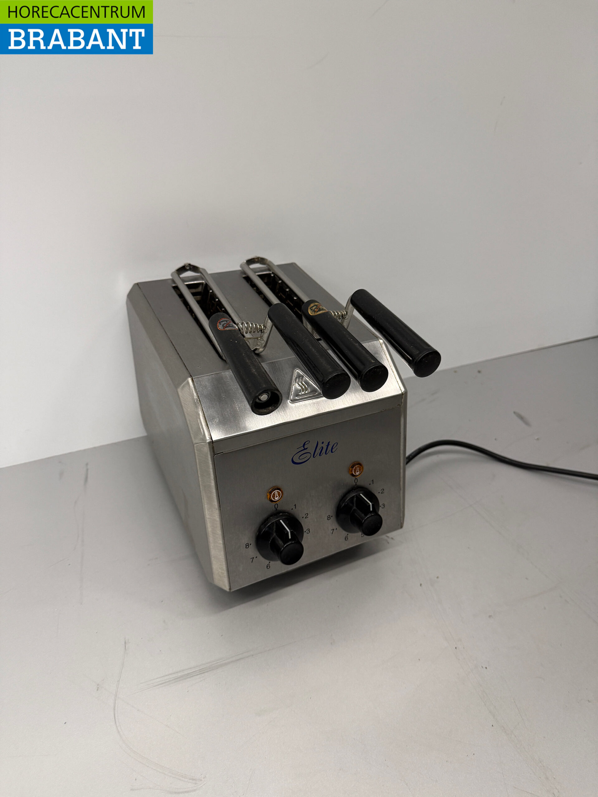 Edelstahl Elite Toaster 2 Scheiben 230V Catering – Bild 3