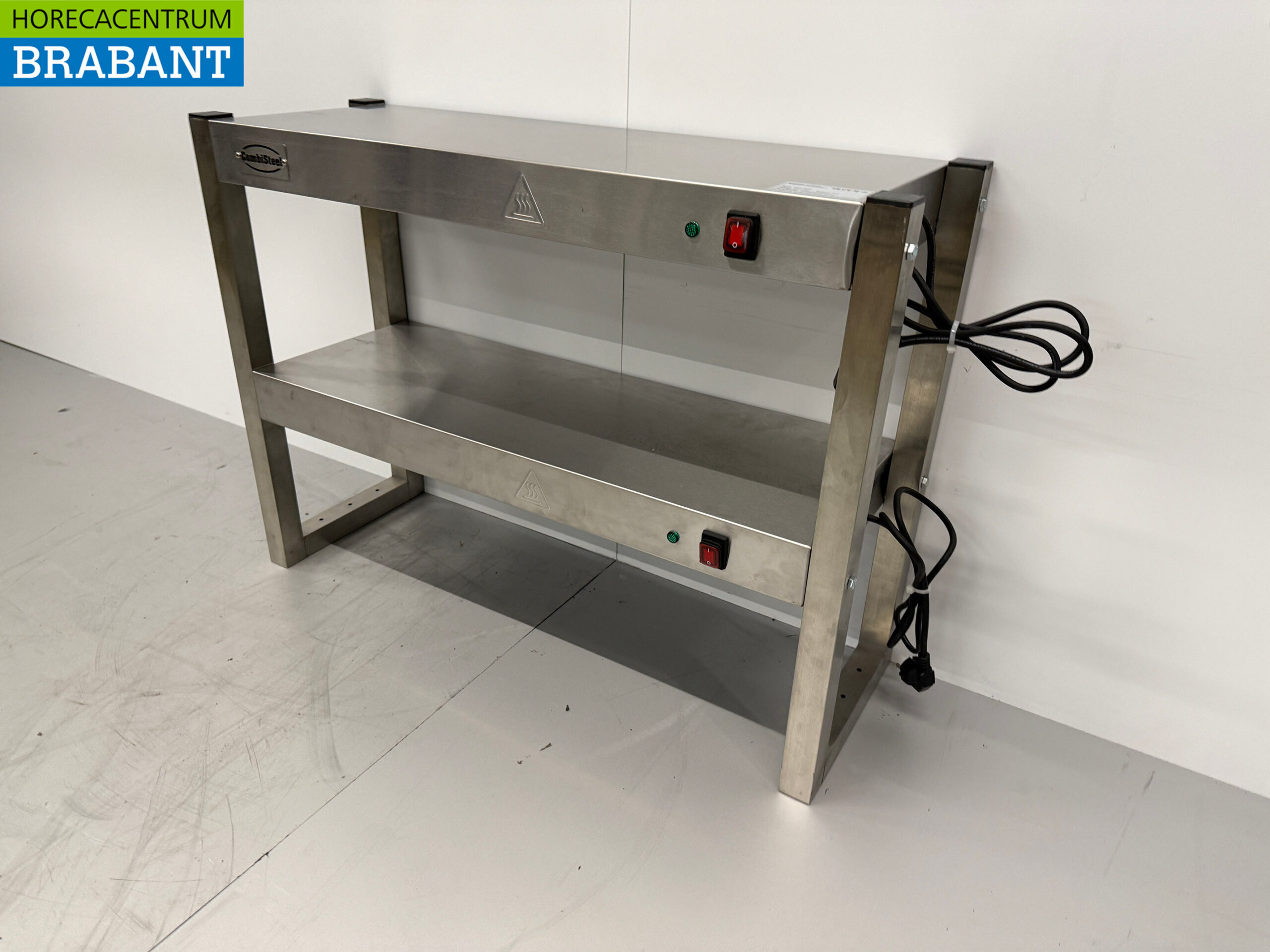 Edelstahl Combisteel Doppelhaltebrücke 2 x 230V Horeca – Bild 2