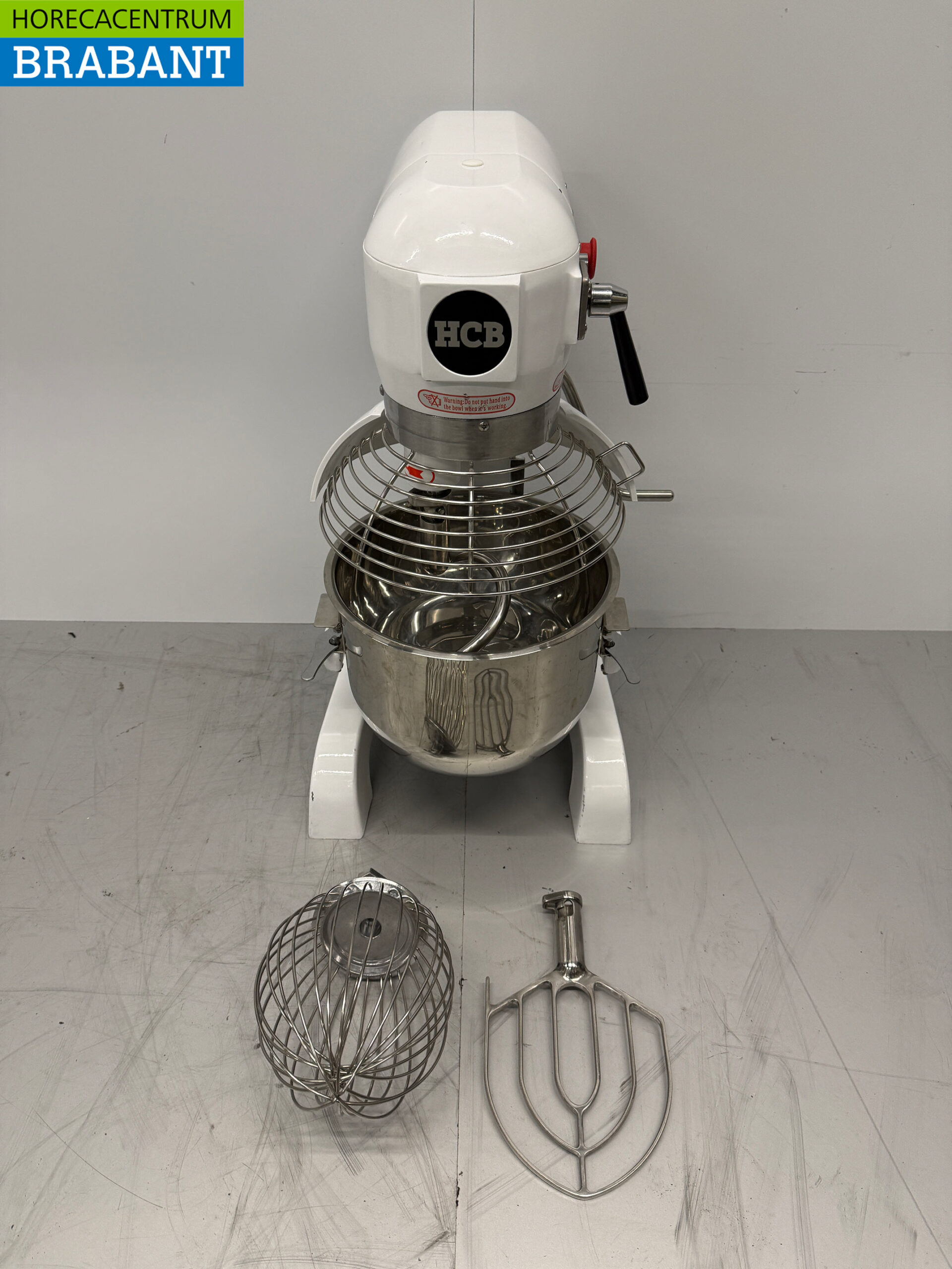 RVS HCB Planet Mixer Mixer RVS Wanne 20 Liter 230V Bäckerei Catering