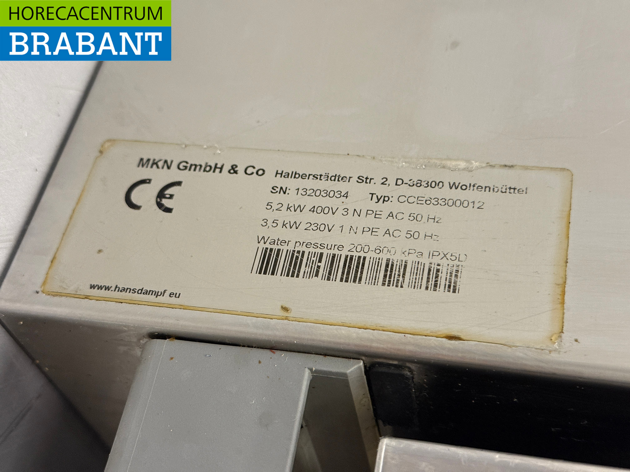 Edelstahl MKN Combisteamer 7 x 2/3 GN 400V Horeca – Bild 7