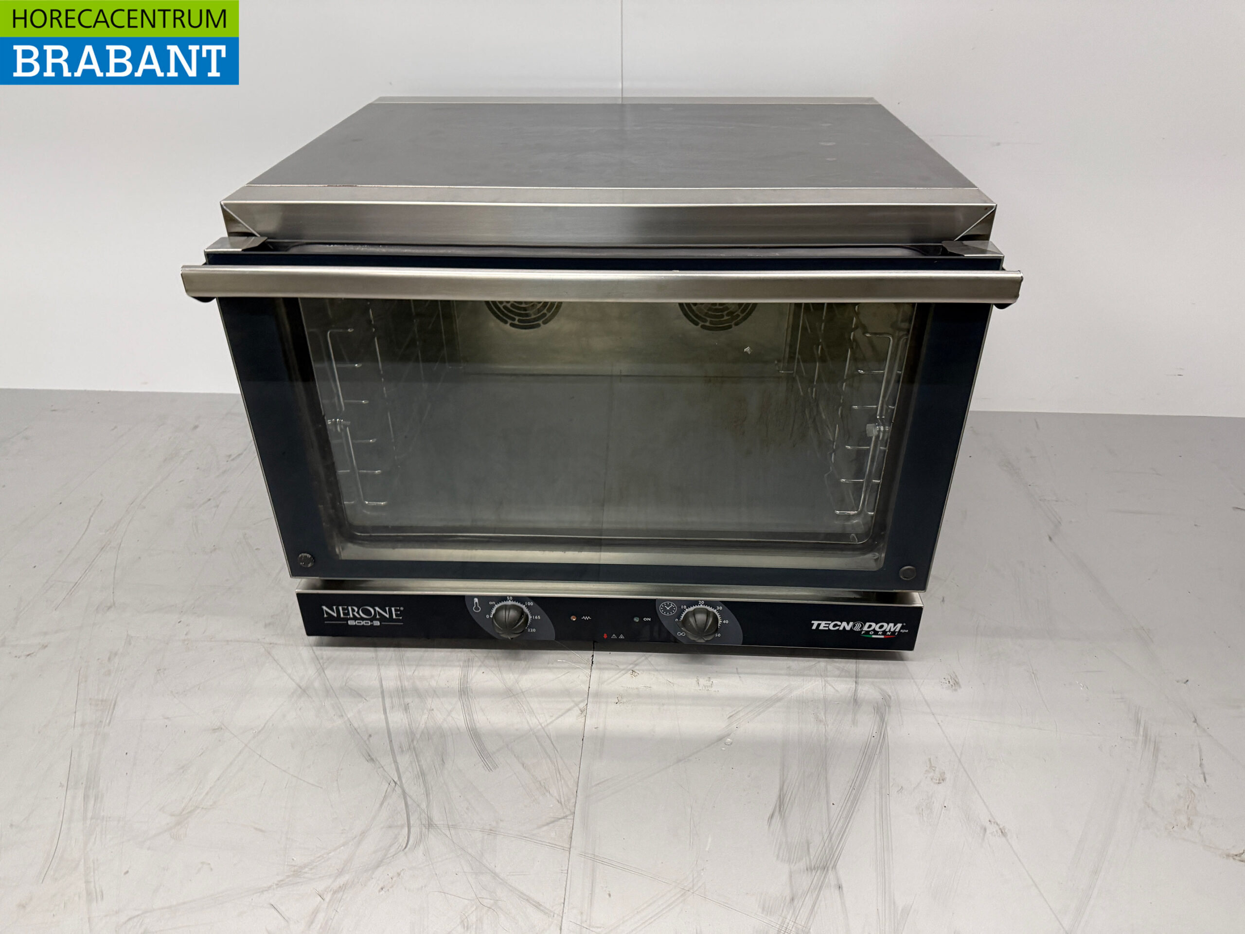 Nerone Heißluftbackofen aus Edelstahl 3 x 60/40 cm 230V Horeca