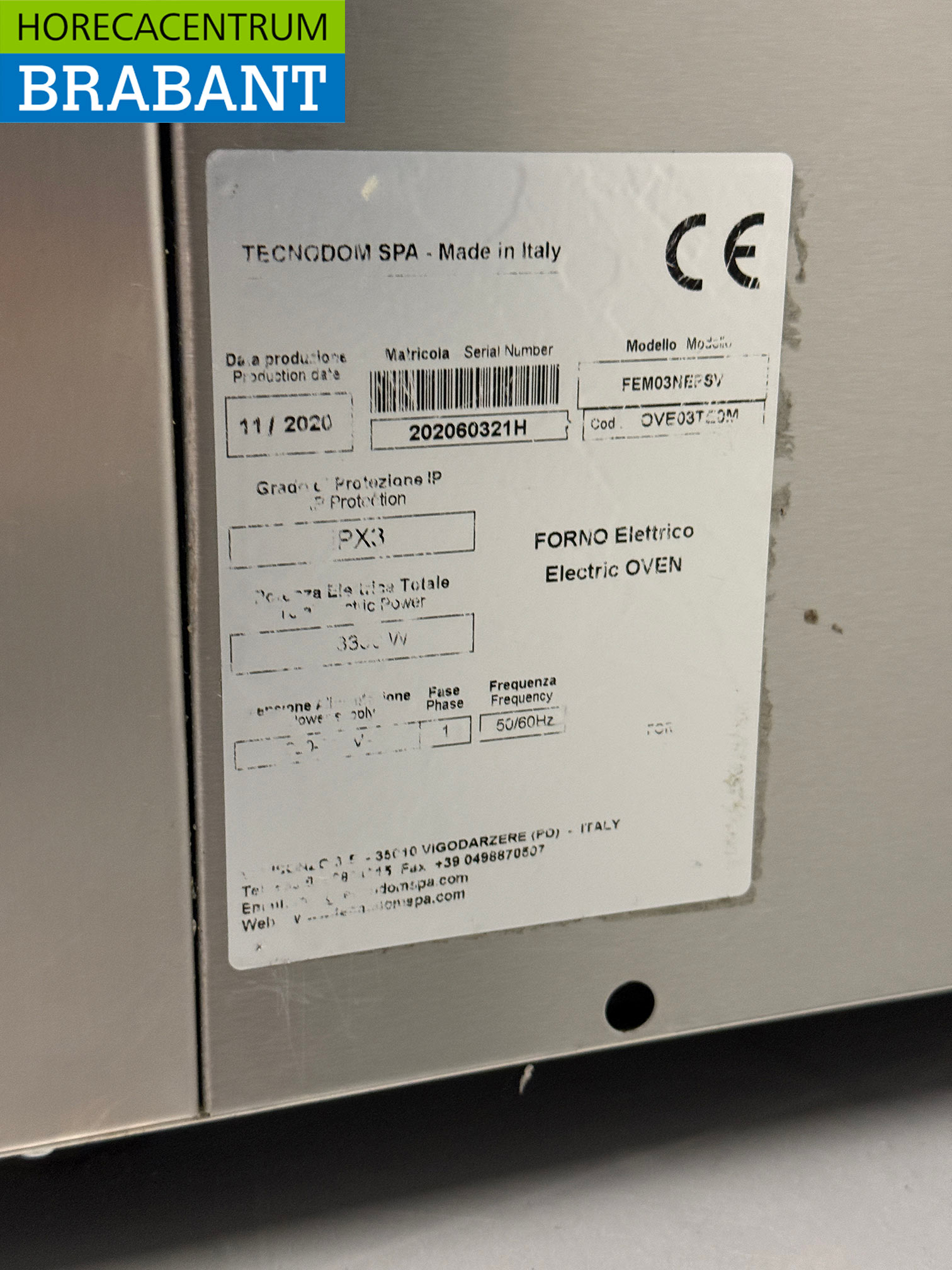 Nerone Heißluftbackofen aus Edelstahl 3 x 60/40 cm 230V Horeca – Bild 5