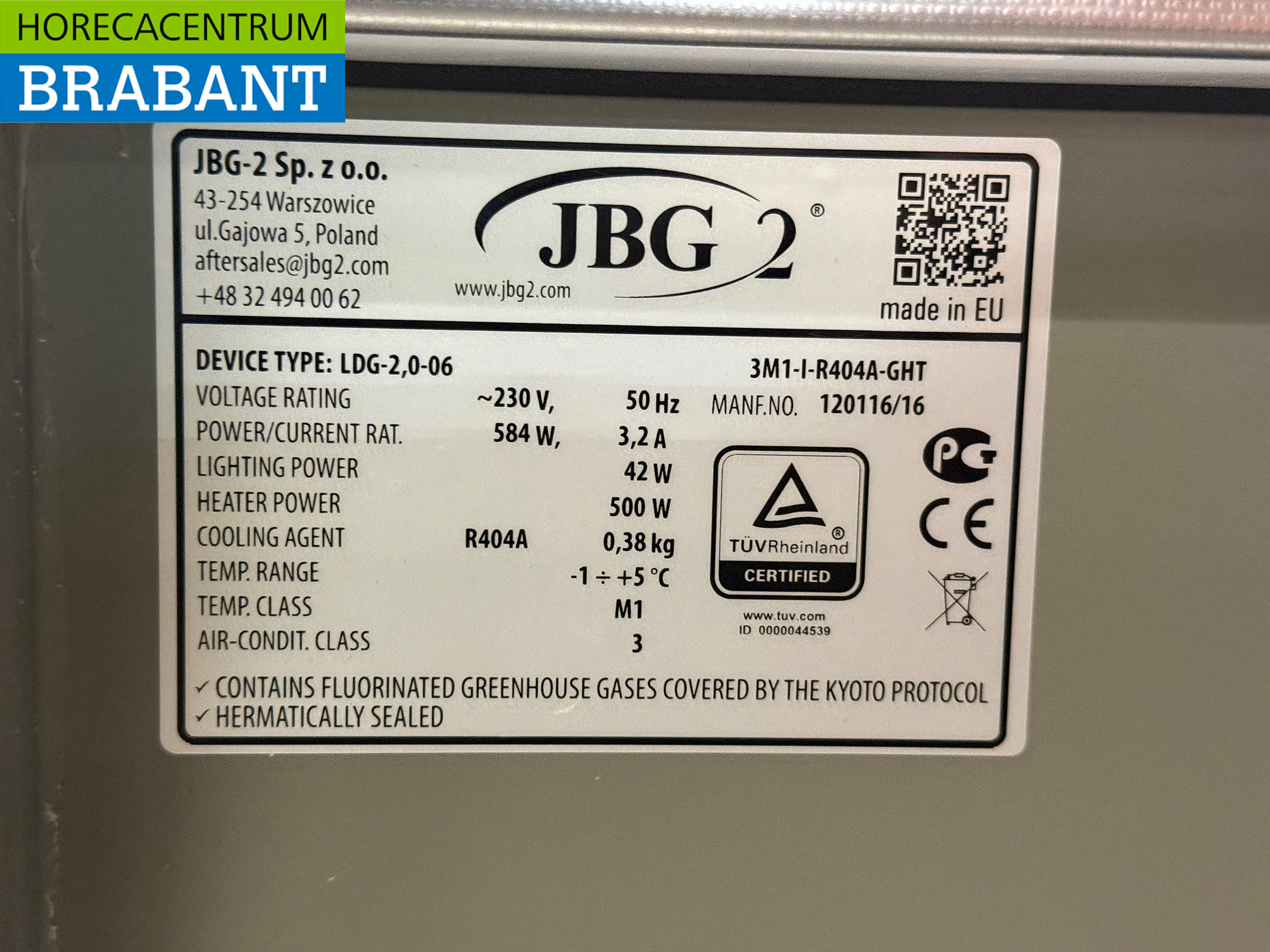 JBG-2 Gekühlte Snack-Vitrine 201 cm 230V Horeca – Bild 9