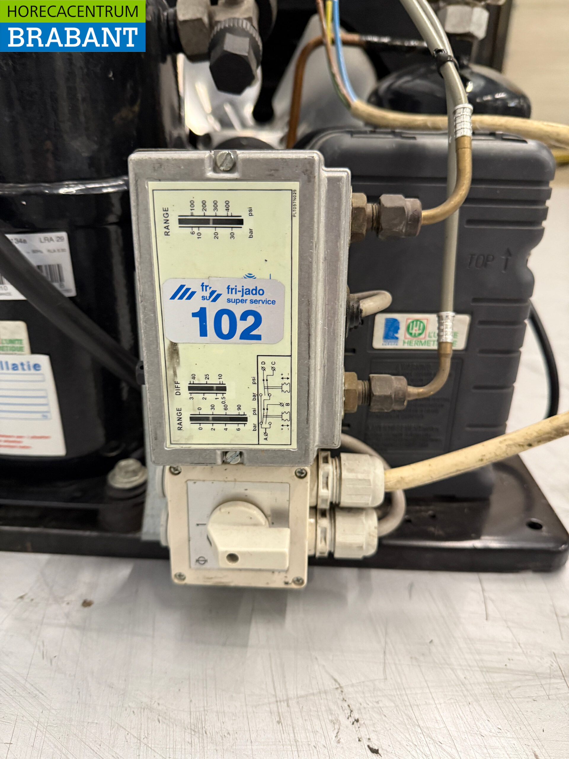 Tecumseh Kühlmotor Kühlgruppe Kühlaggregat HP 1 HP 230V Horeca – Bild 4