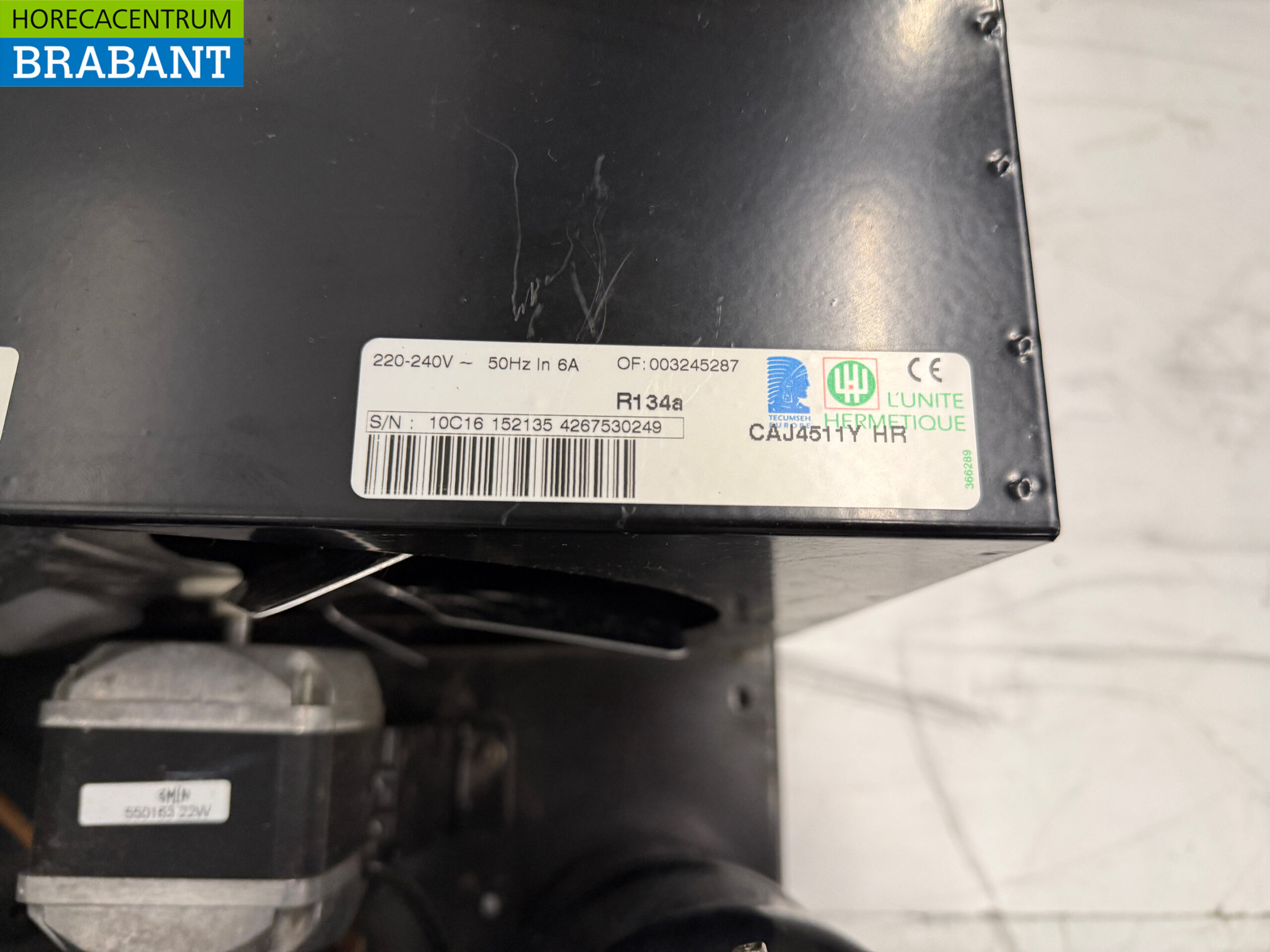 Tecumseh Kühlmotor Kühlgruppe Kühlaggregat HP 1 HP 230V Horeca – Bild 5