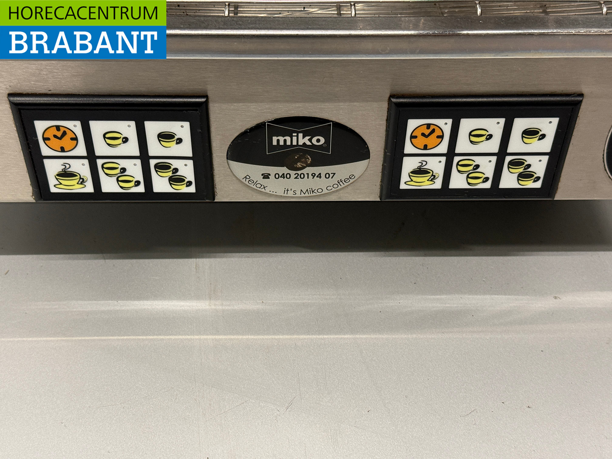 Fiorenzato 2-Gruppen-Espressomaschine aus Edelstahl 230V Horeca – Bild 4