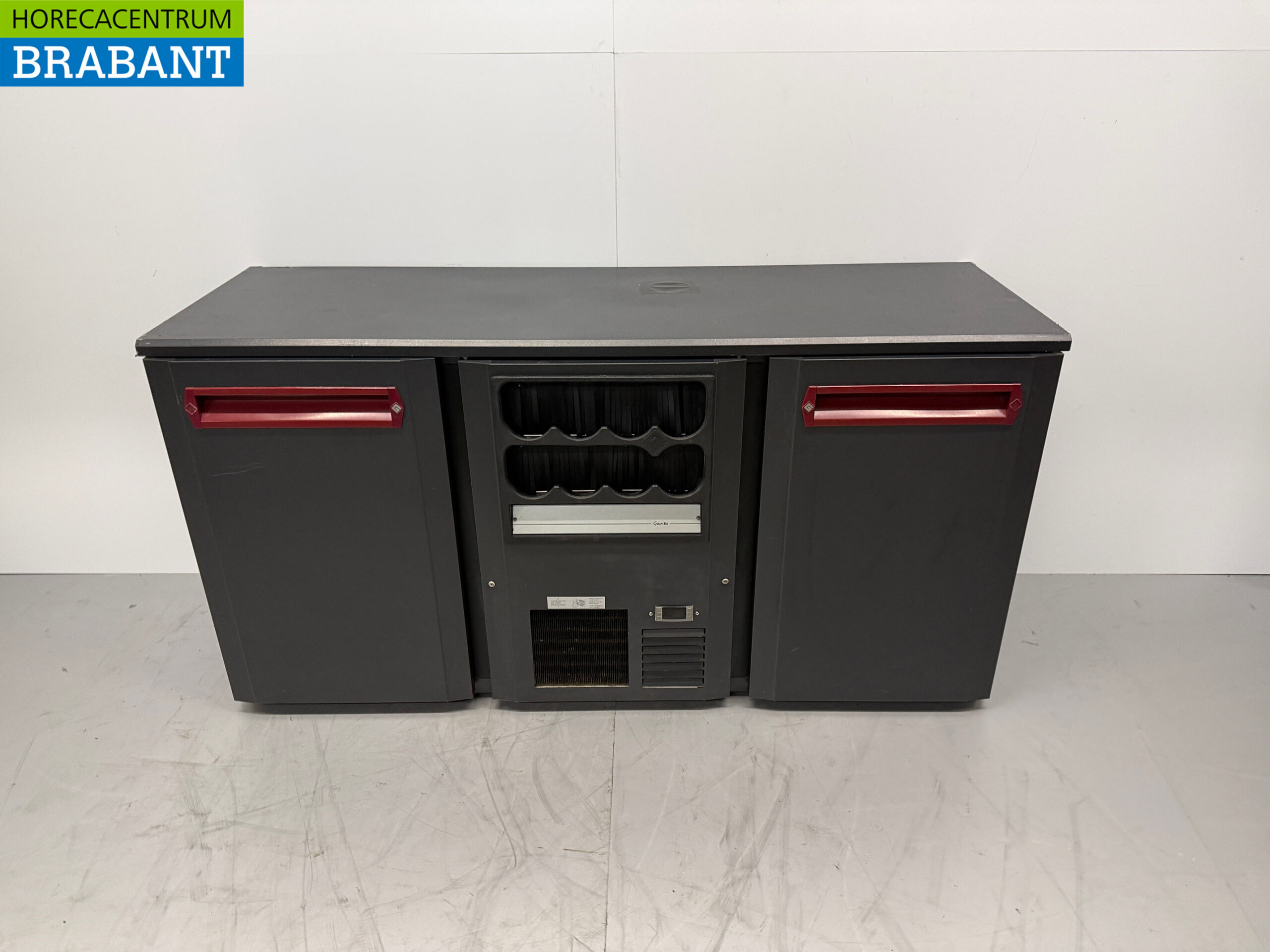 Gamko Bar-Kühlschrank mit Flaschennest und 2 Türen 167 cm 230V Horeca