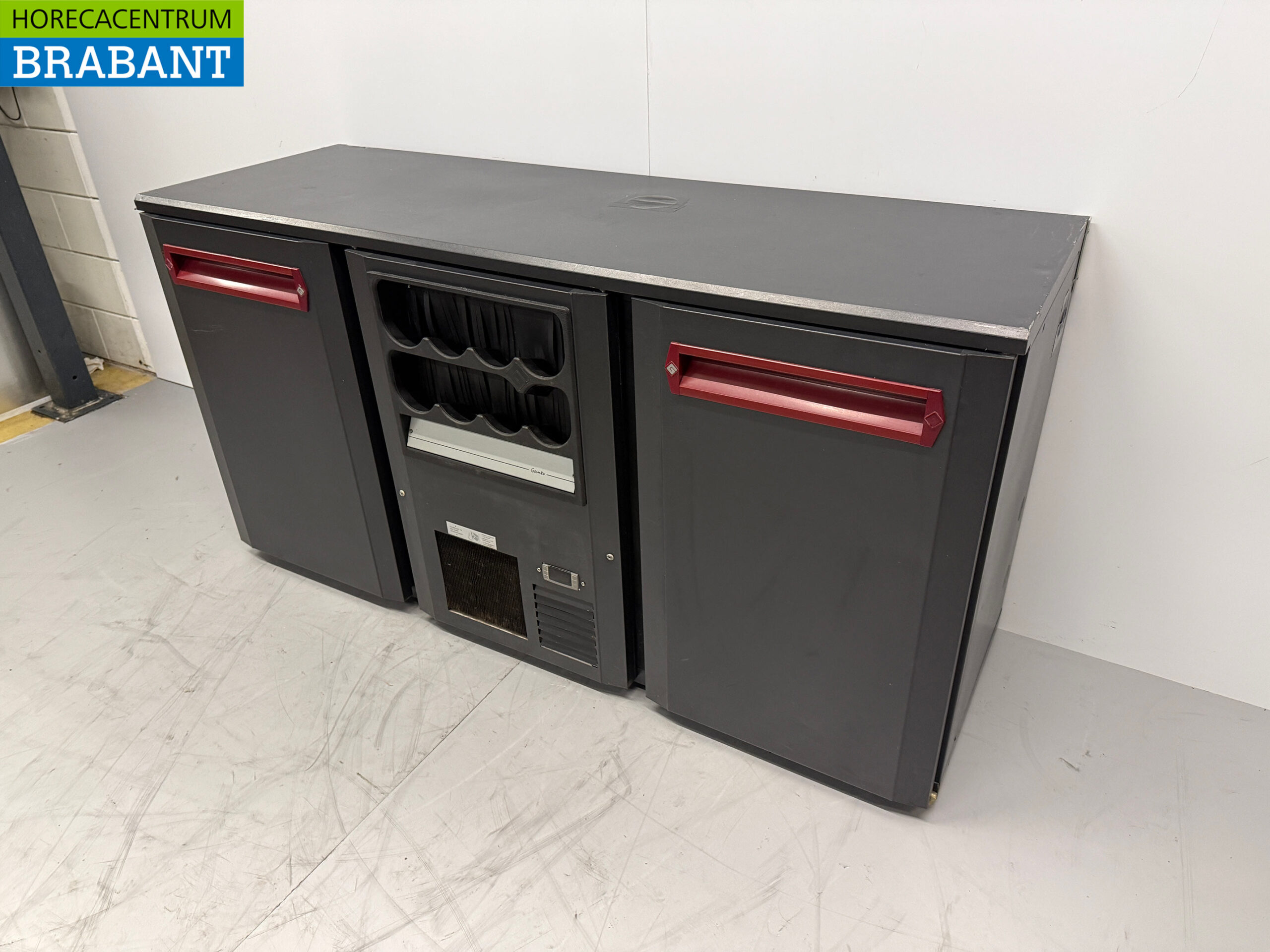 Gamko Bar-Kühlschrank mit Flaschennest und 2 Türen 167 cm 230V Horeca – Bild 2