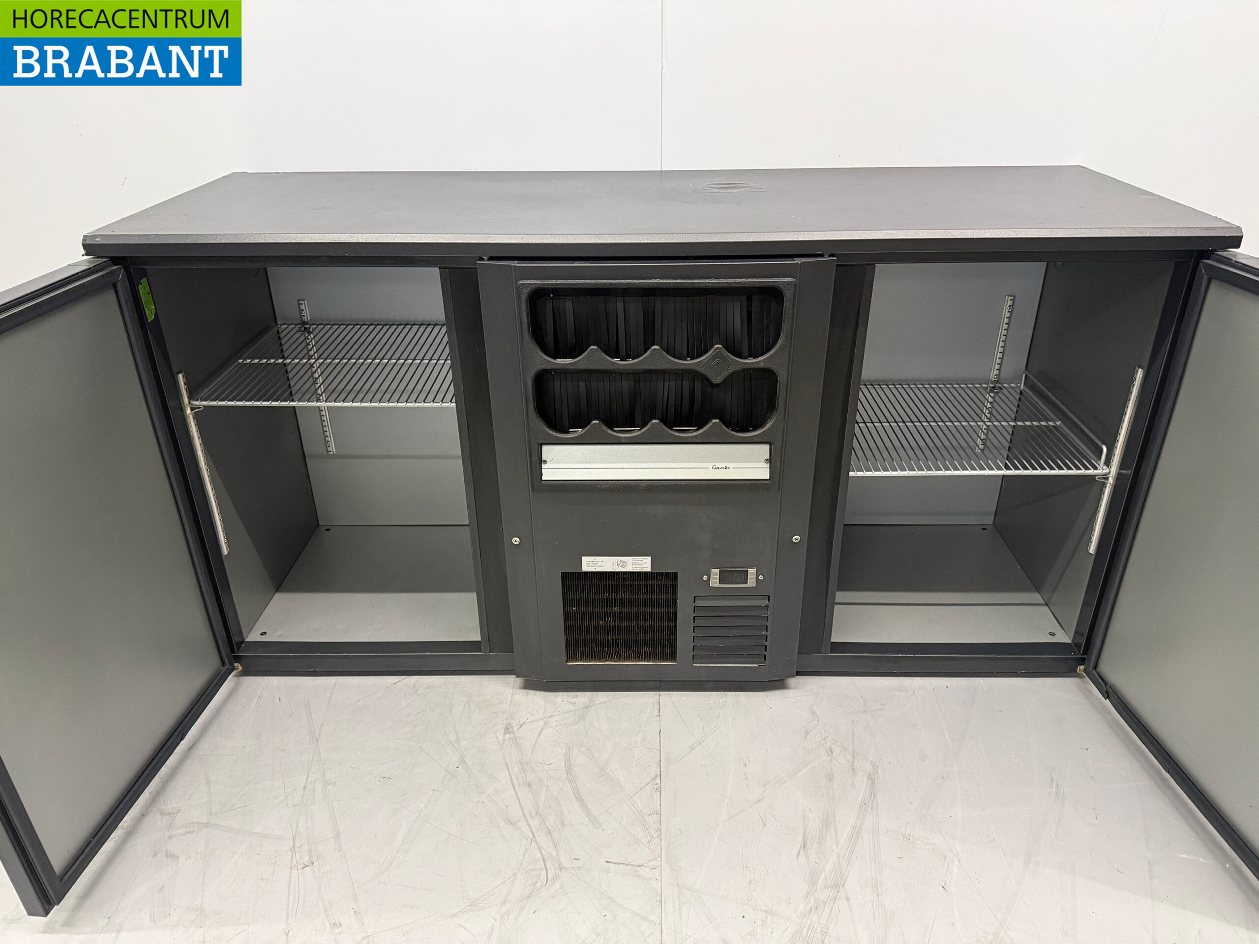Gamko Bar-Kühlschrank mit Flaschennest und 2 Türen 167 cm 230V Horeca – Bild 4