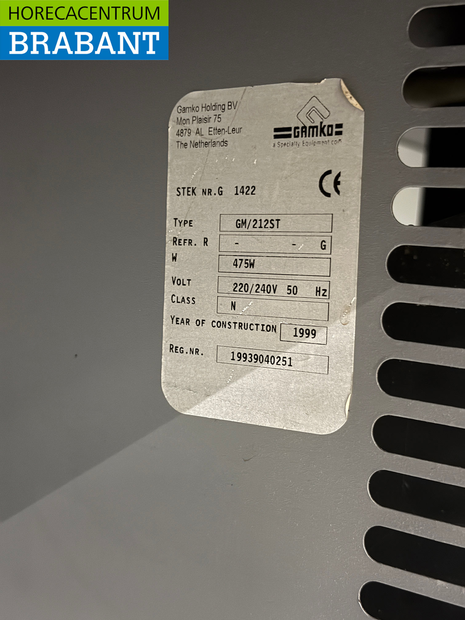 Gamko Bar-Kühlschrank mit Flaschennest und 2 Türen 167 cm 230V Horeca – Bild 5