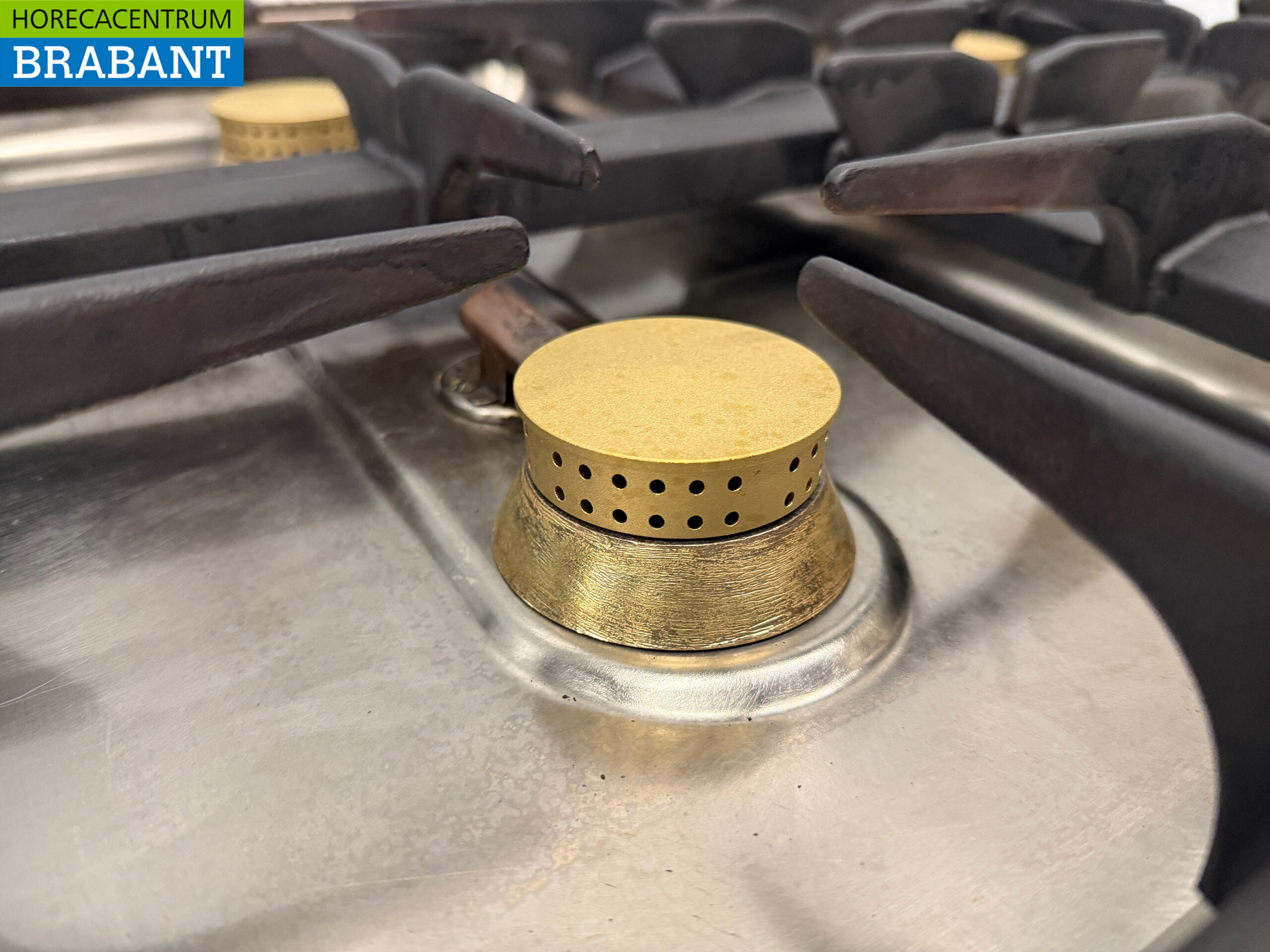 Zanussi 4-Flammen-Herd aus Edelstahl 80 cm GAS Catering – Bild 4