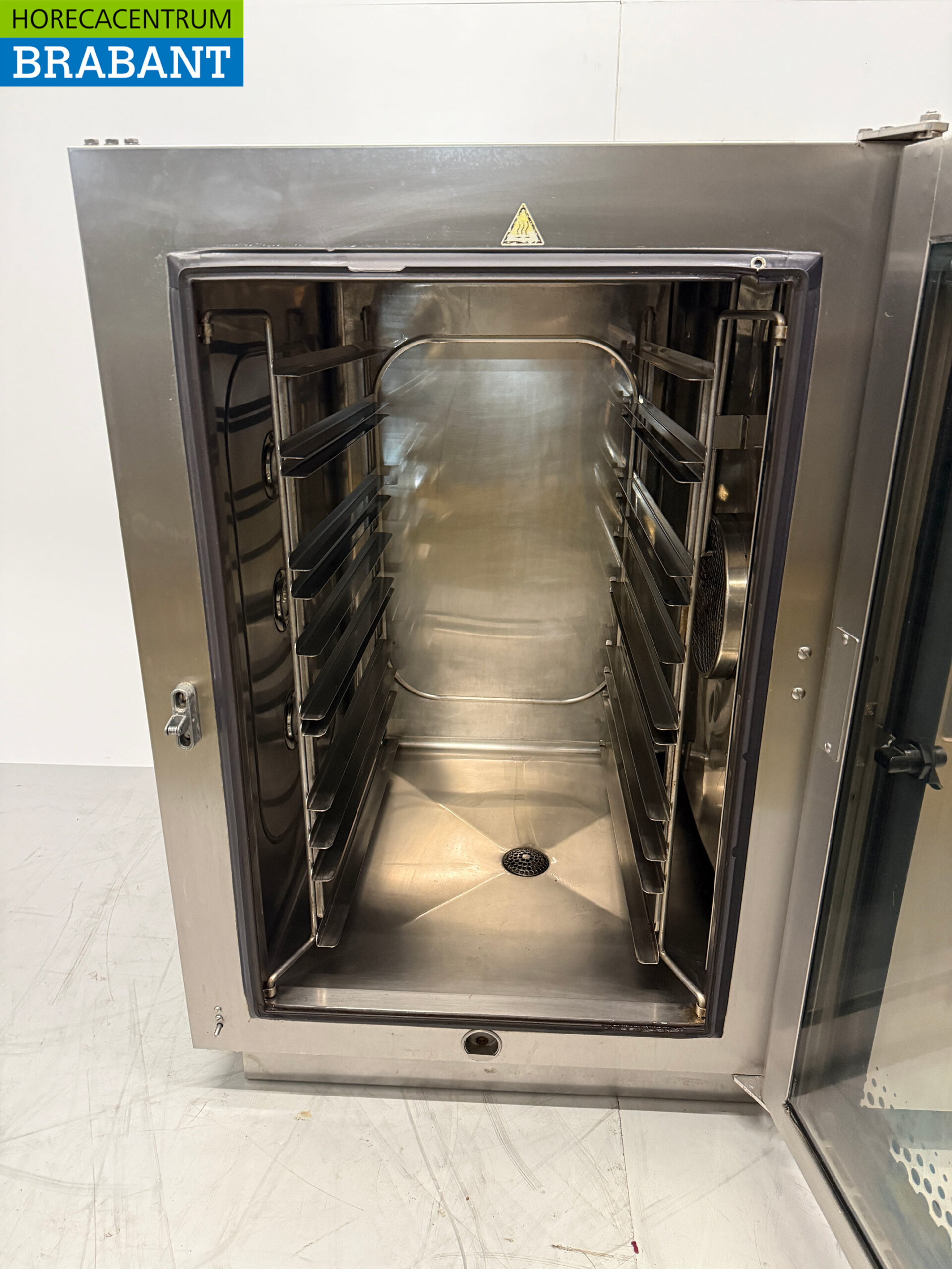 Leventi Heißluftofen aus Edelstahl mit Feuchtigkeitszufuhr 12 x 60/40 cm 400V Horeca – Bild 5