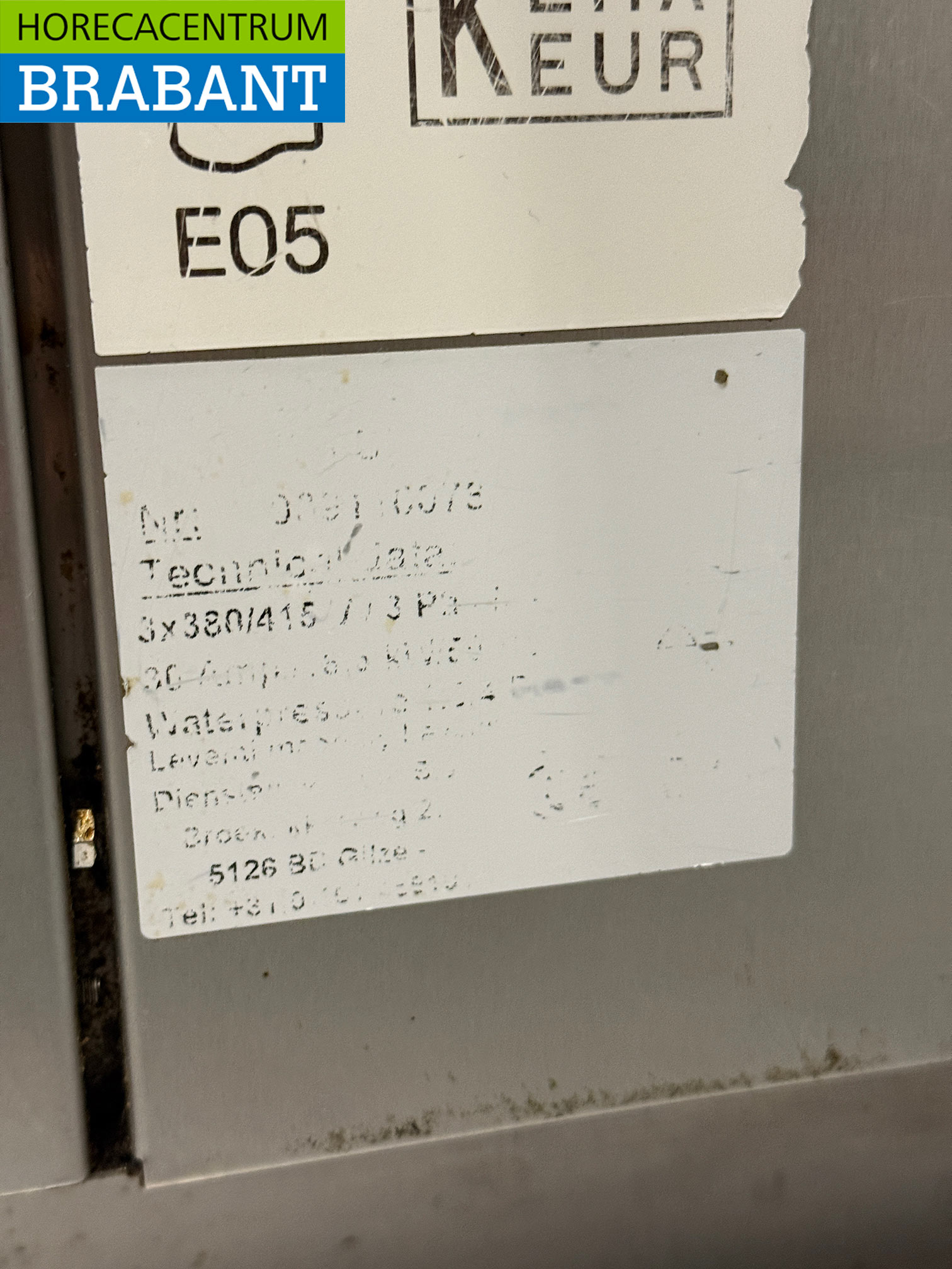 Leventi Heißluftofen aus Edelstahl mit Feuchtigkeitszufuhr 12 x 60/40 cm 400V Horeca – Bild 6