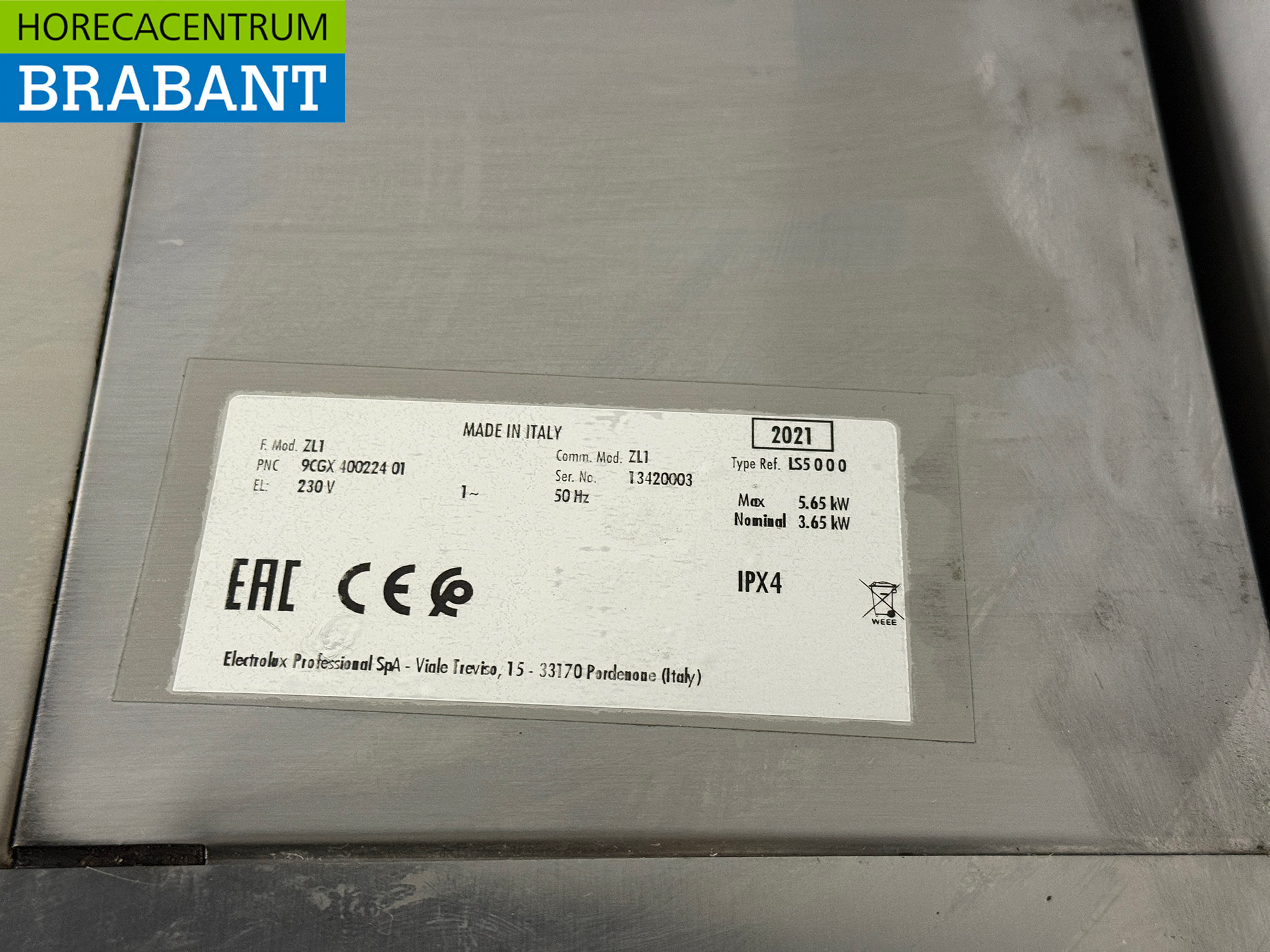 Zanussi Geschirrspüler aus Edelstahl 230V Horeca – Bild 6