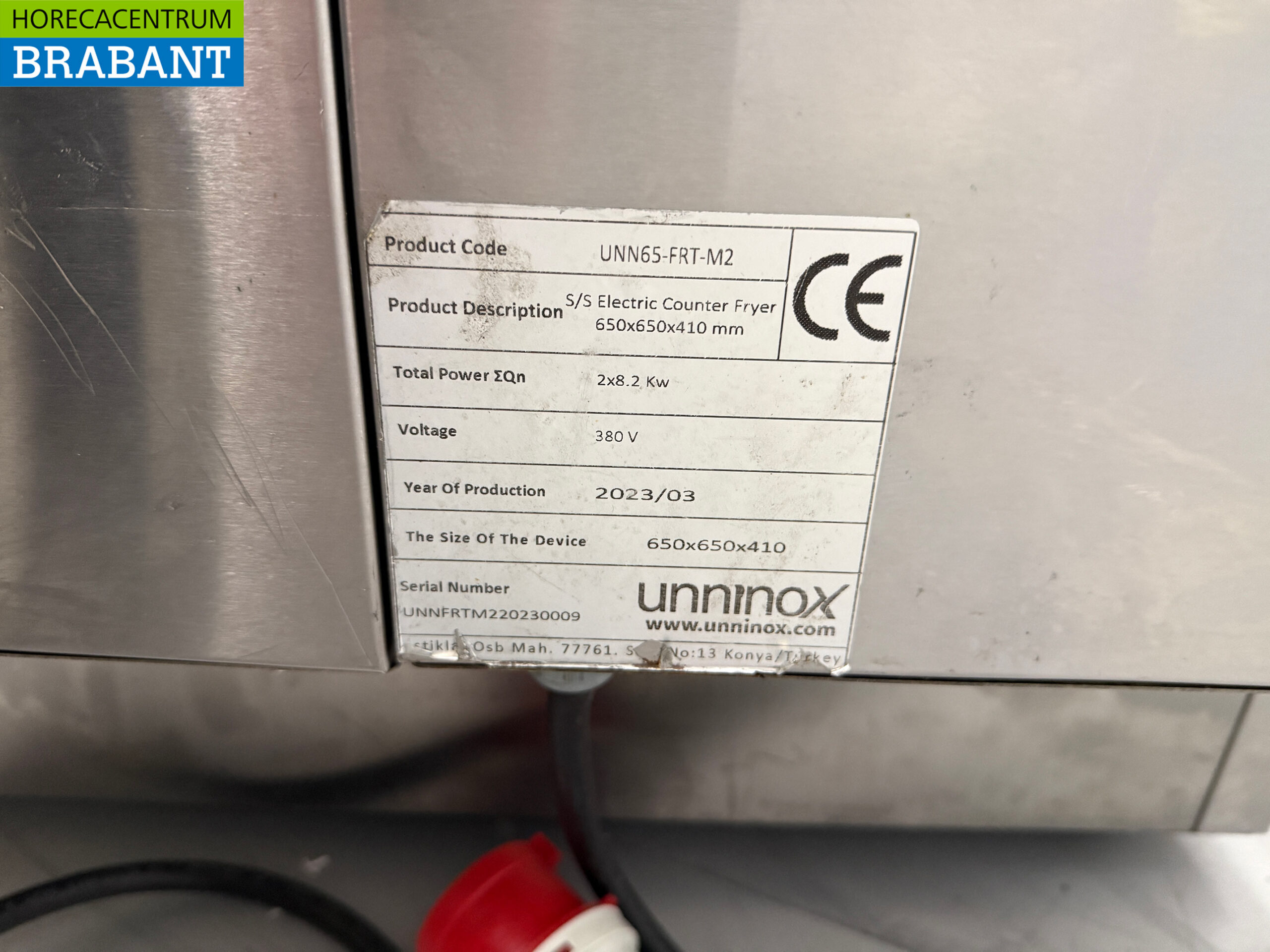 Edelstahl-Doppelfritteuse 2 x 12 Liter 400V Horeca – Bild 5