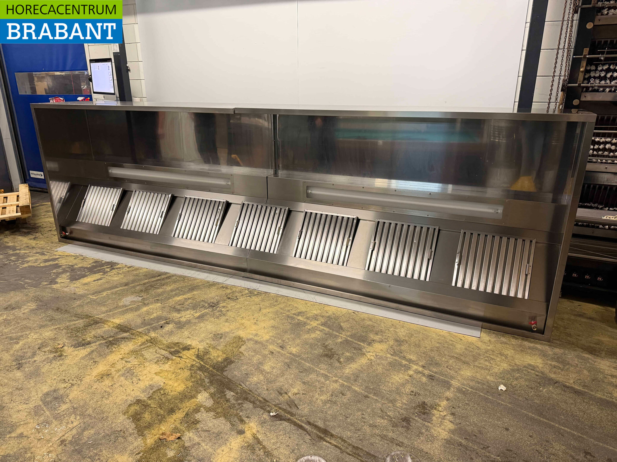 Dunstabzugshaube aus Edelstahl 460 x 140 x 60 cm Box Modell Horeca – Bild 2