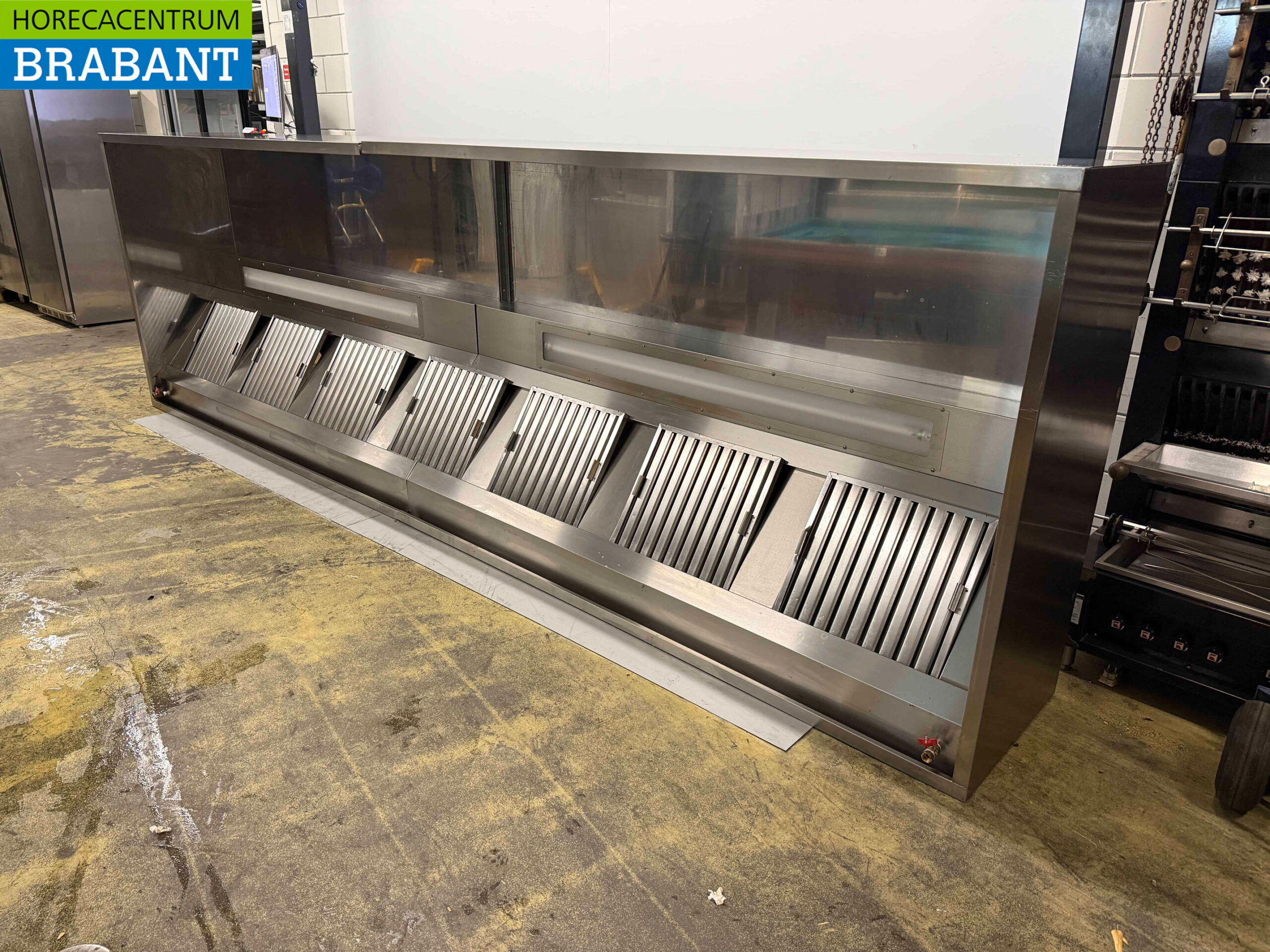 Dunstabzugshaube aus Edelstahl 460 x 140 x 60 cm Box Modell Horeca – Bild 3