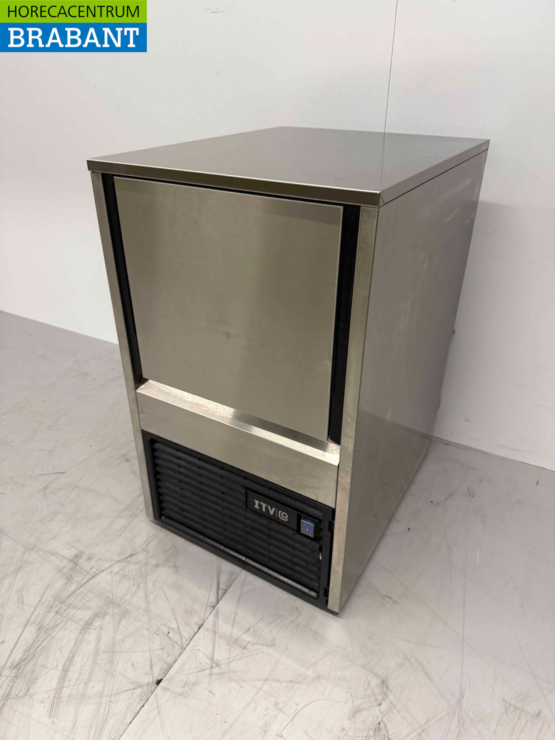 Edelstahl ITV Eiswürfelmaschine 21 kg/24h Bunker 6 Kilo 230V Horeca – Bild 2