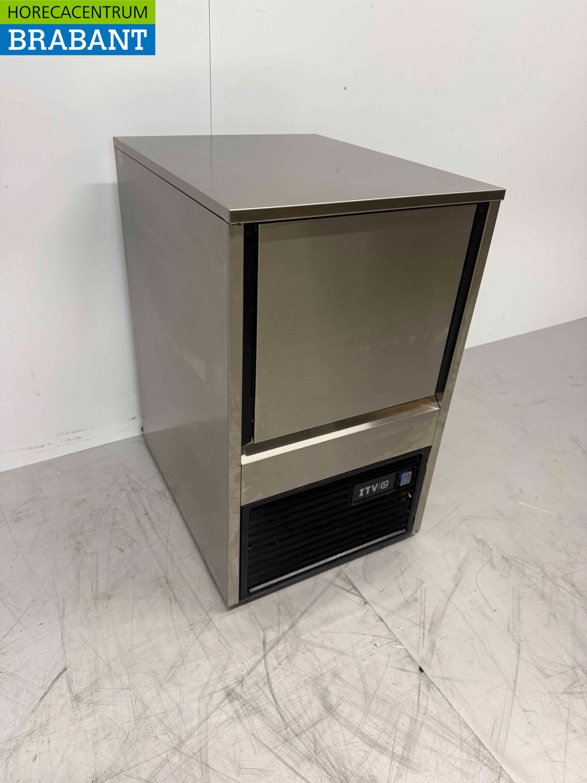 Edelstahl ITV Eiswürfelmaschine 21 kg/24h Bunker 6 Kilo 230V Horeca – Bild 3