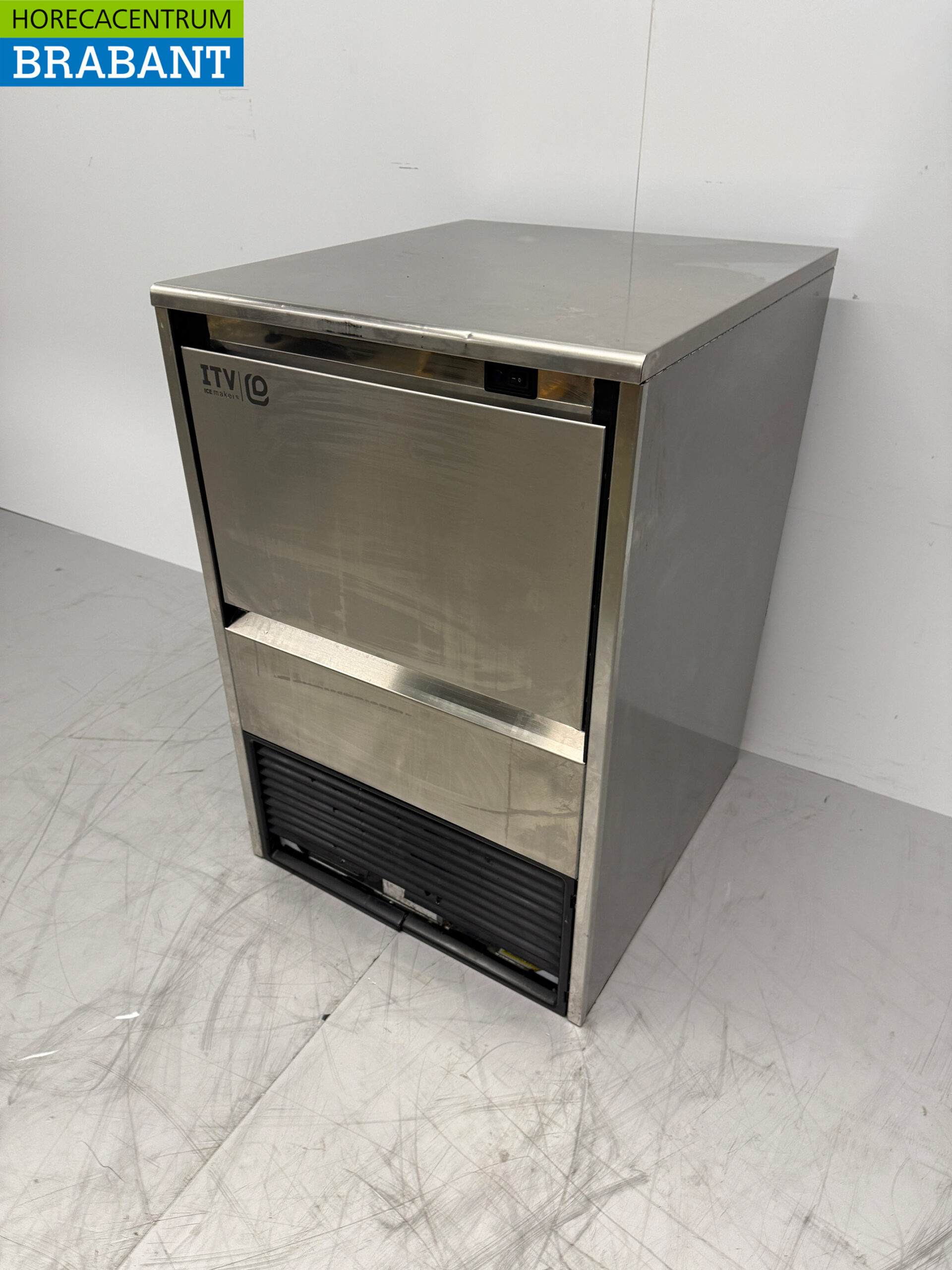 Edelstahl ITV Eiswürfelmaschine 55 kg pro Tag 25 kg Bunker 230V Horeca – Bild 2