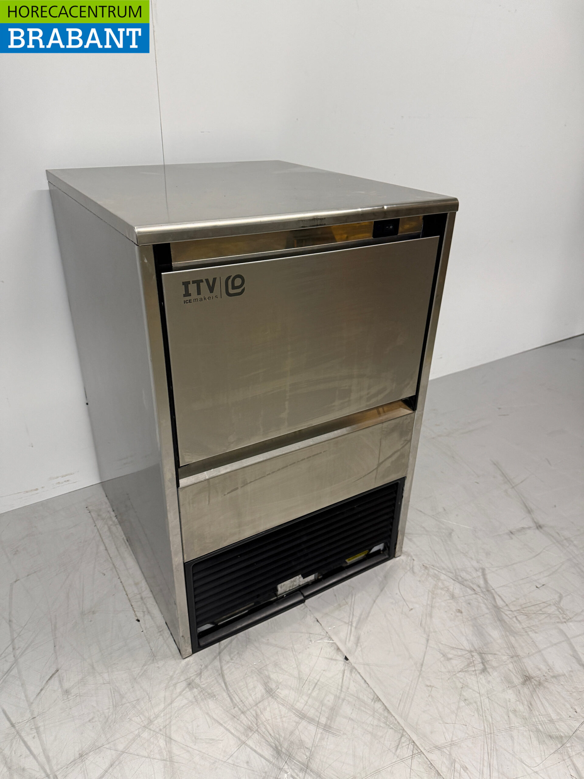 Edelstahl ITV Eiswürfelmaschine 55 kg pro Tag 25 kg Bunker 230V Horeca – Bild 3