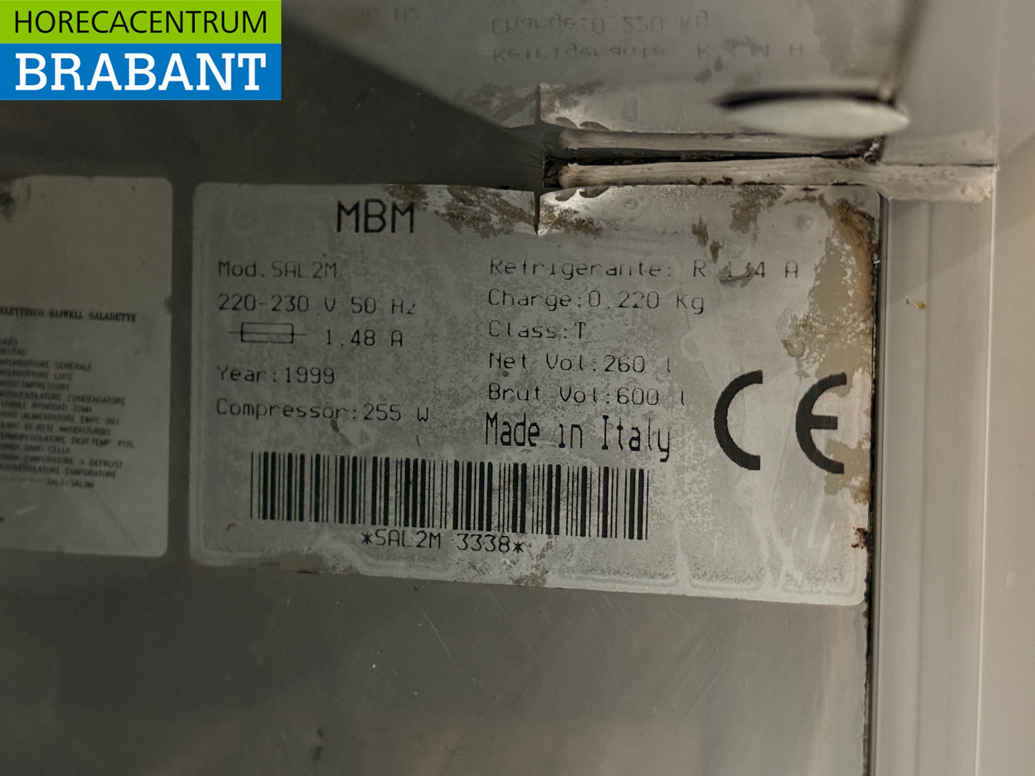 Edelstahl MBM Saladette 2 Türen 93 cm 230V Horeca – Bild 6