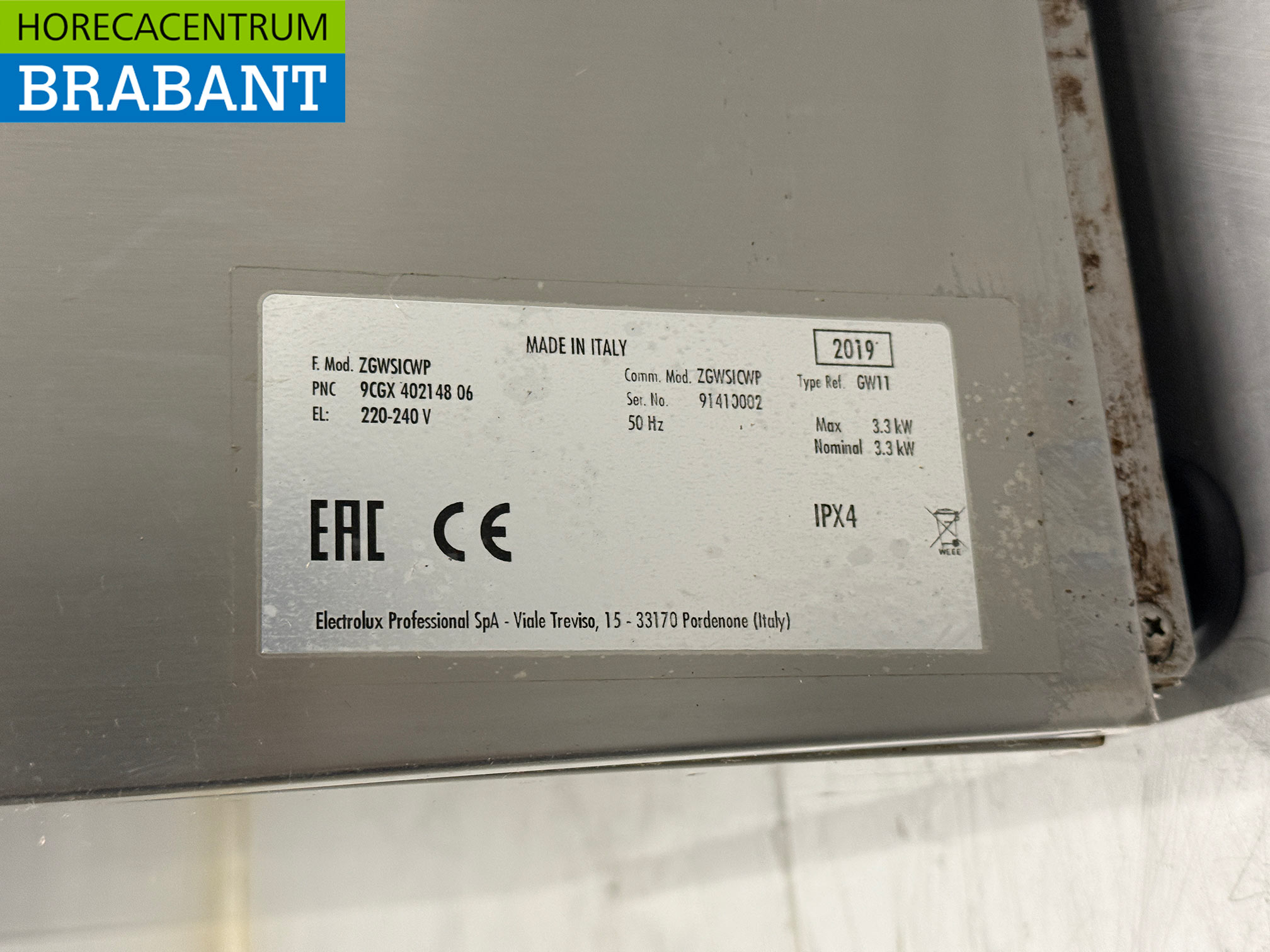 Zanussi Glaswaschmaschine aus Edelstahl mit Ablaufpumpe 230V Horeca – Bild 6