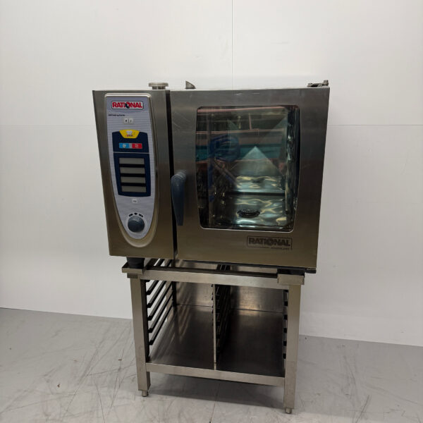 Rational SCC 61 SelfCookingCenter aus Edelstahl 6 x 1/1 GN Combisteamer 400V Horeca