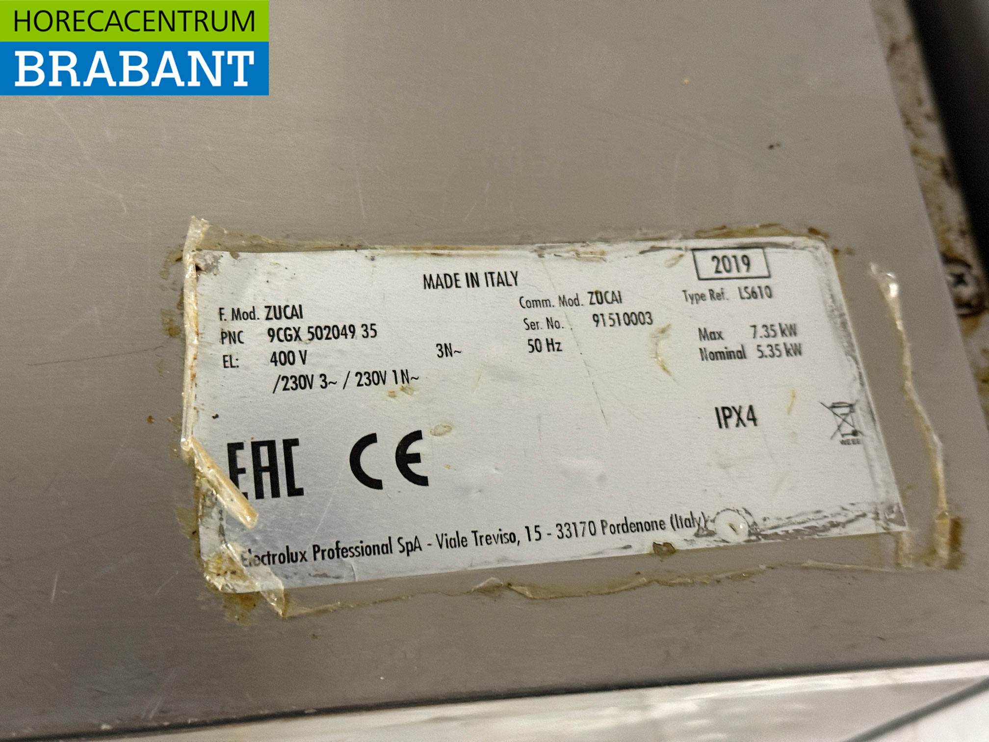 Zanussi Geschirrspüler aus Edelstahl 230V Horeca – Bild 6