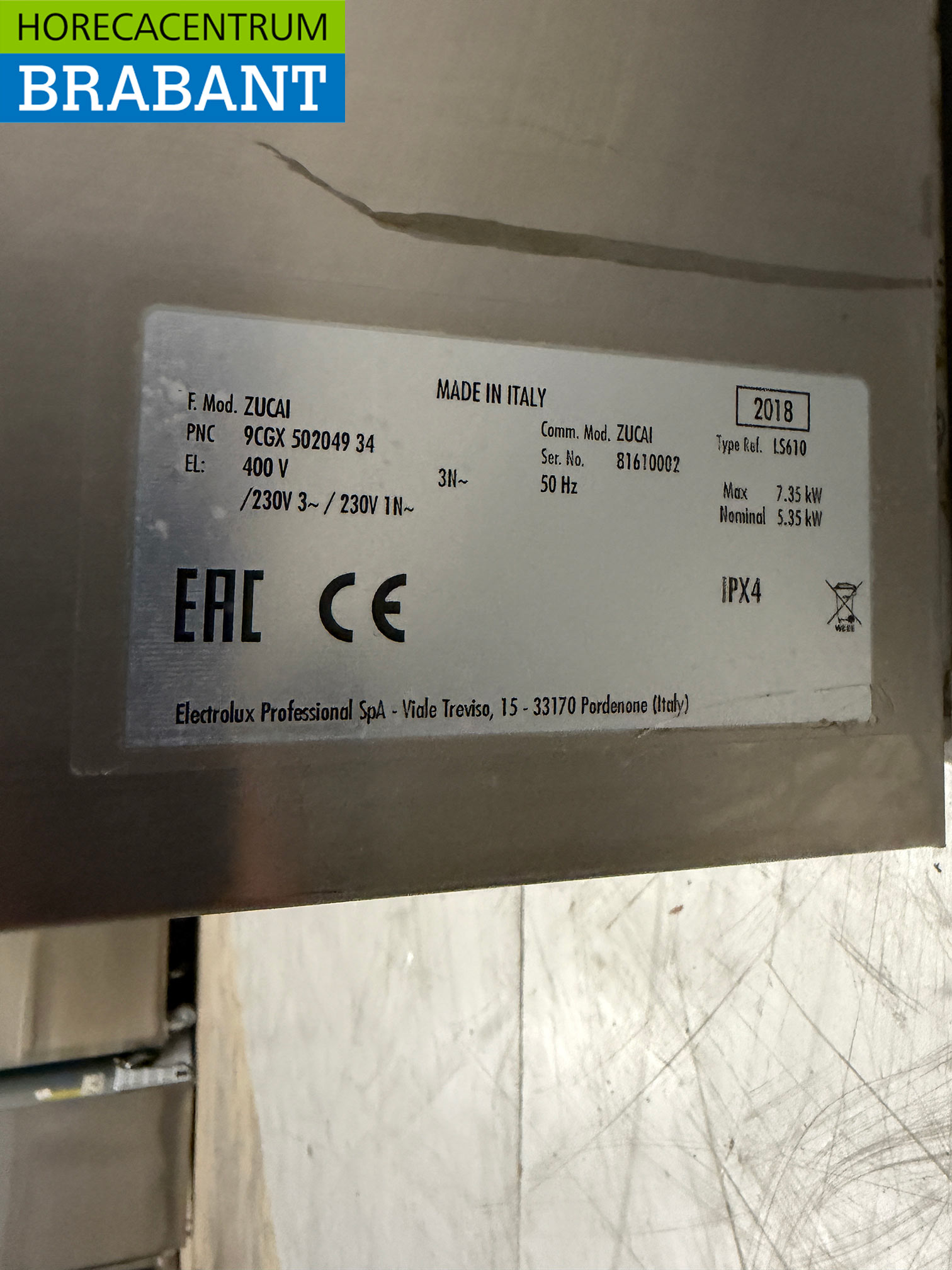 Zanussi Geschirrspüler aus Edelstahl 230V Horeca – Bild 6