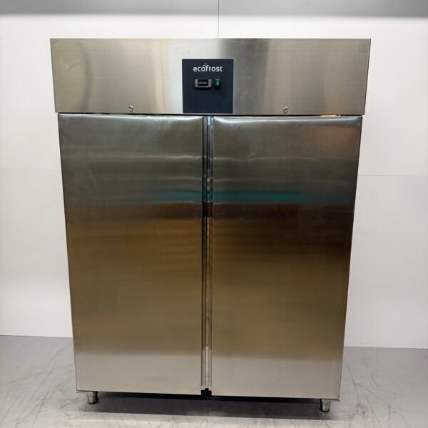 Ecofrost Doppeltüriger Kühlschrank aus Edelstahl 1410 Liter 230V Horeca