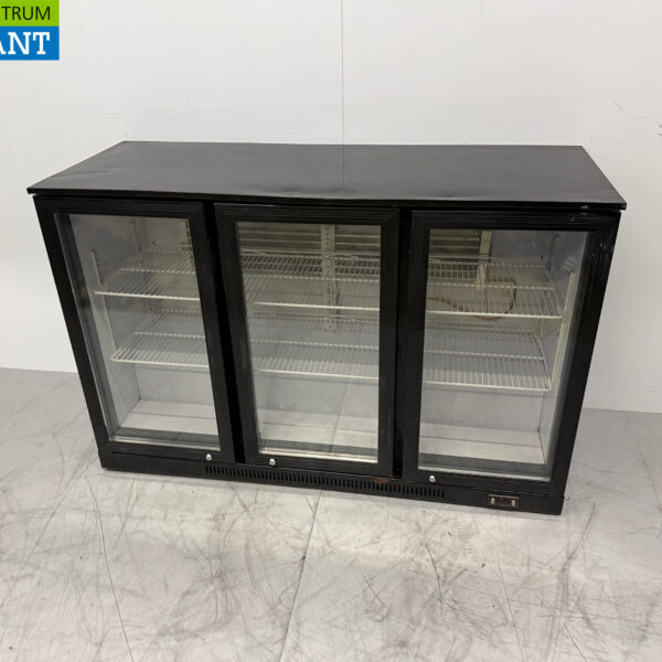 Bar-Kühlschrank 3 Glas-Falttüren 133,5 cm 230V Horeca