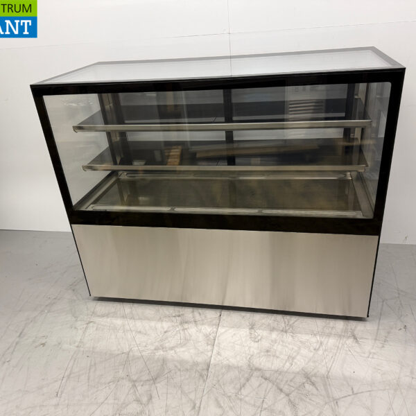 Polar Mobile Kühlvitrine aus Edelstahl 150 cm 230V Horeca