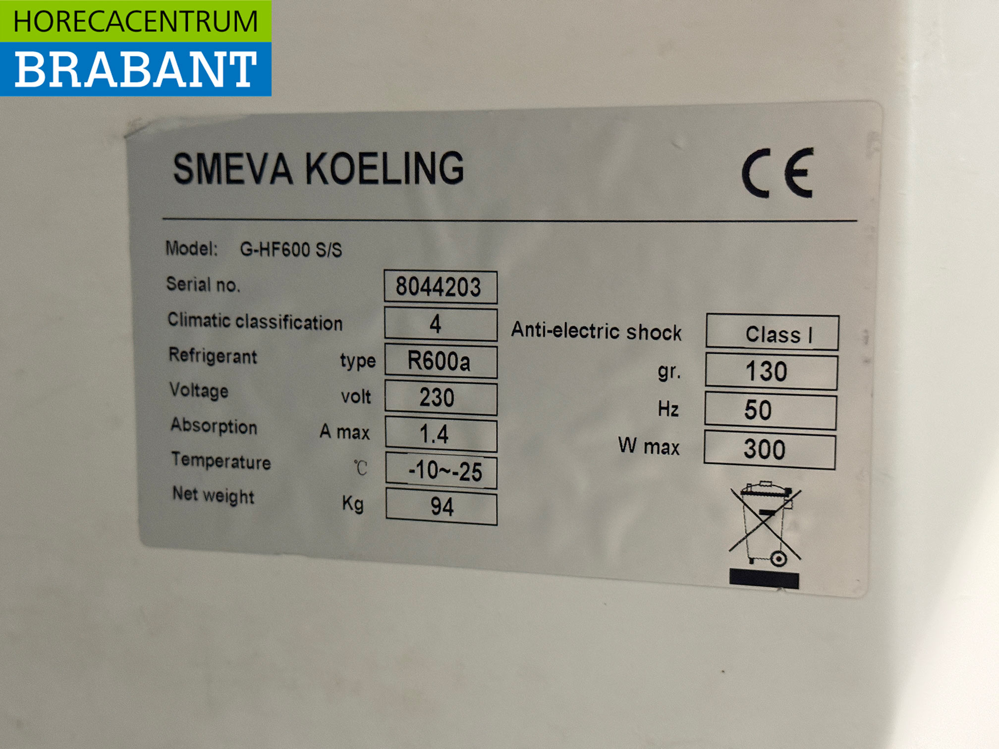 Edelstahl Grönland Gefrierschrank 600 Liter 230V Horeca – Bild 5