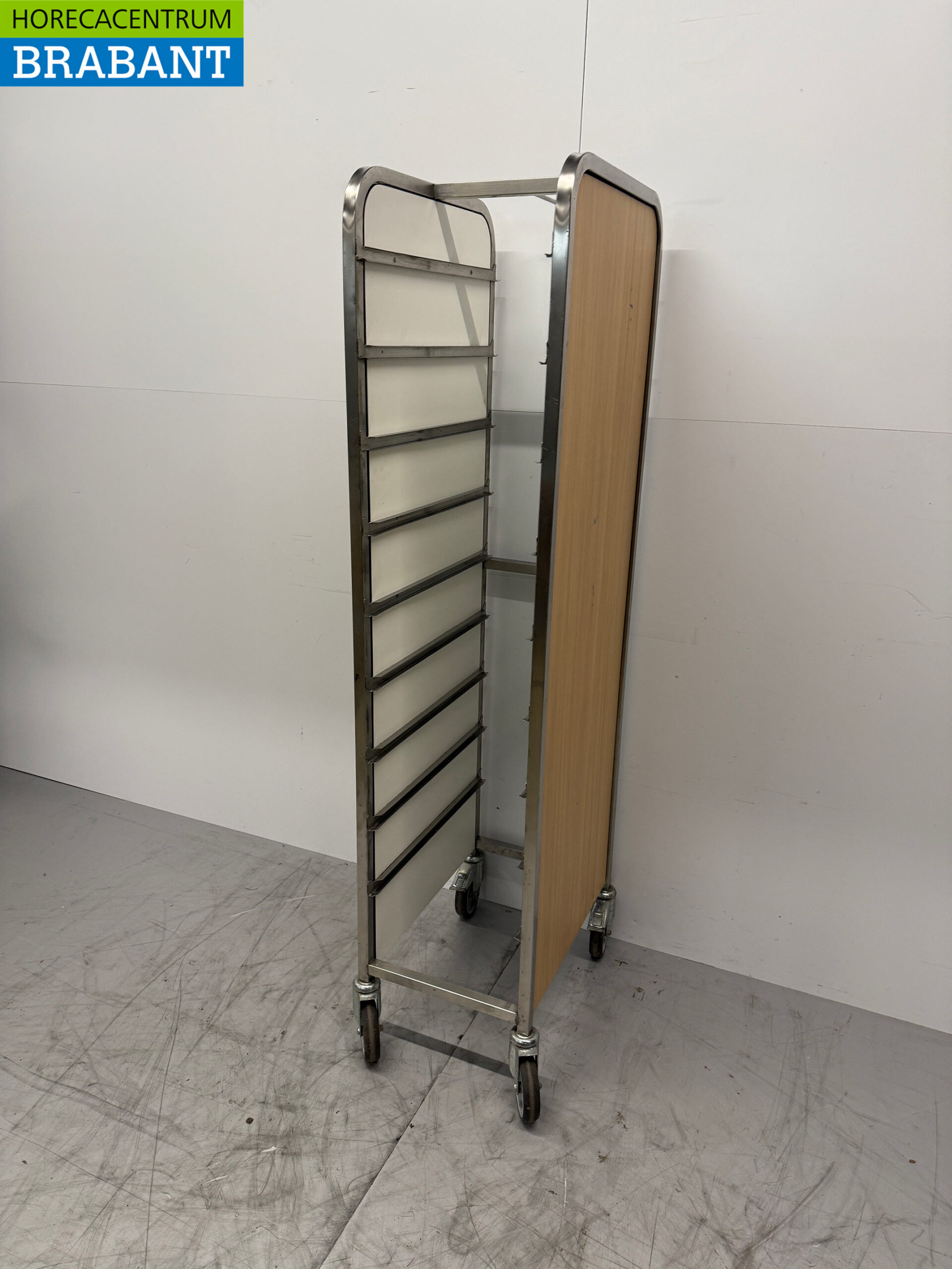 Edelstahl Trolley 9 x 1/1 GN 171,6 cm Horeca – Bild 2