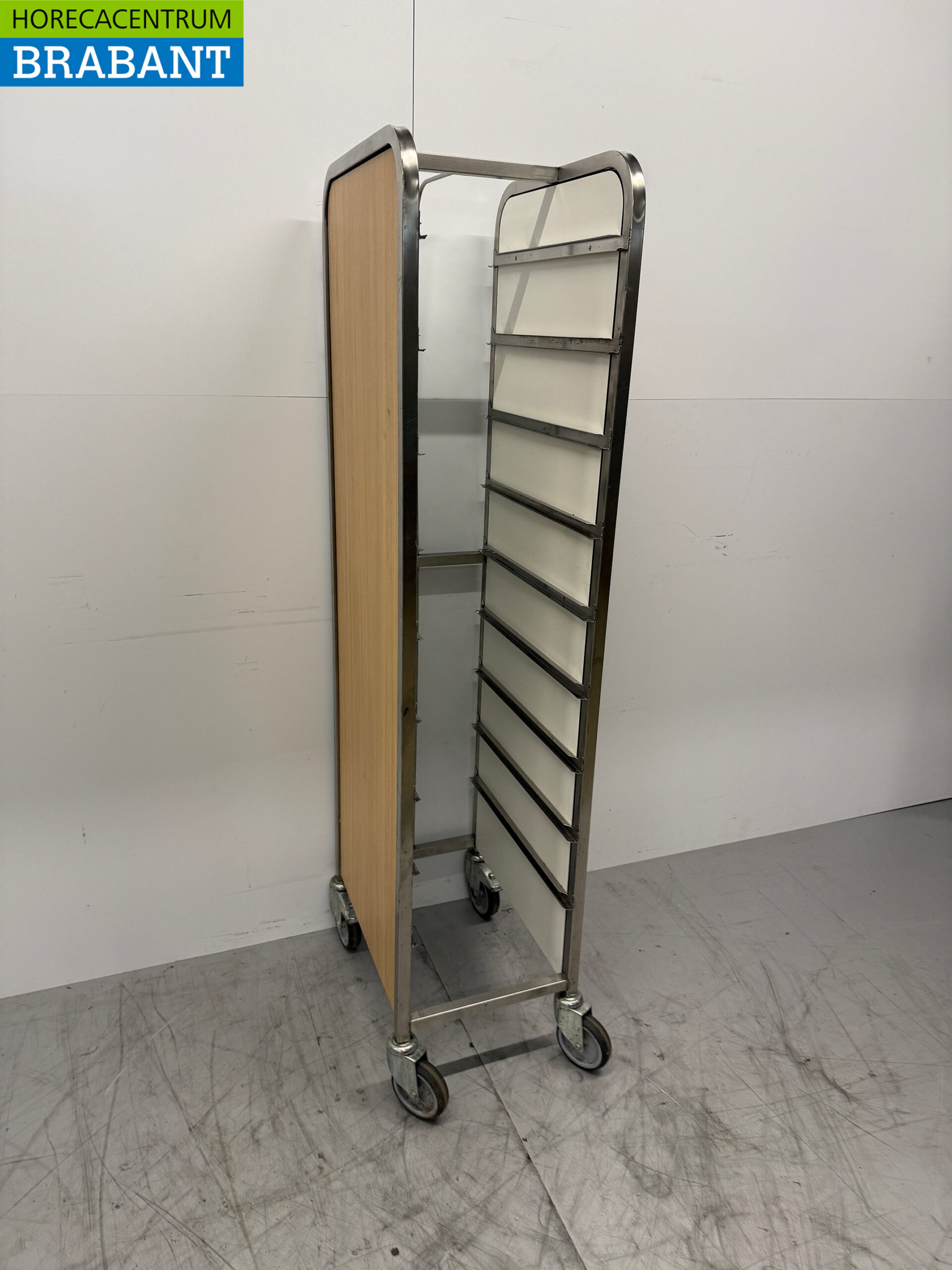 Edelstahl Trolley 9 x 1/1 GN 171,6 cm Horeca – Bild 3