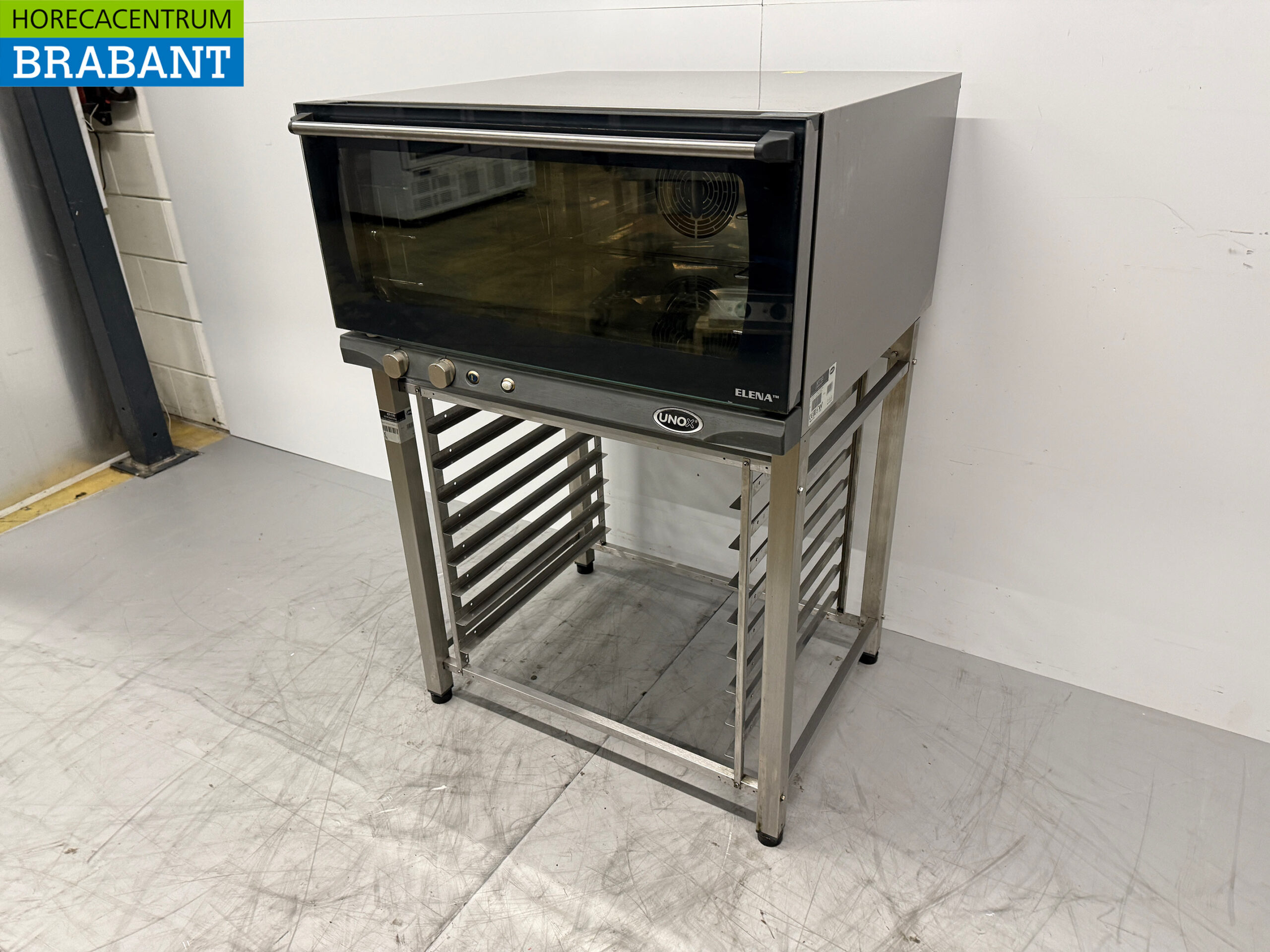 Edelstahl Unox Heißluftofen 3 x 60/40 cm 230V Horeca – Bild 2