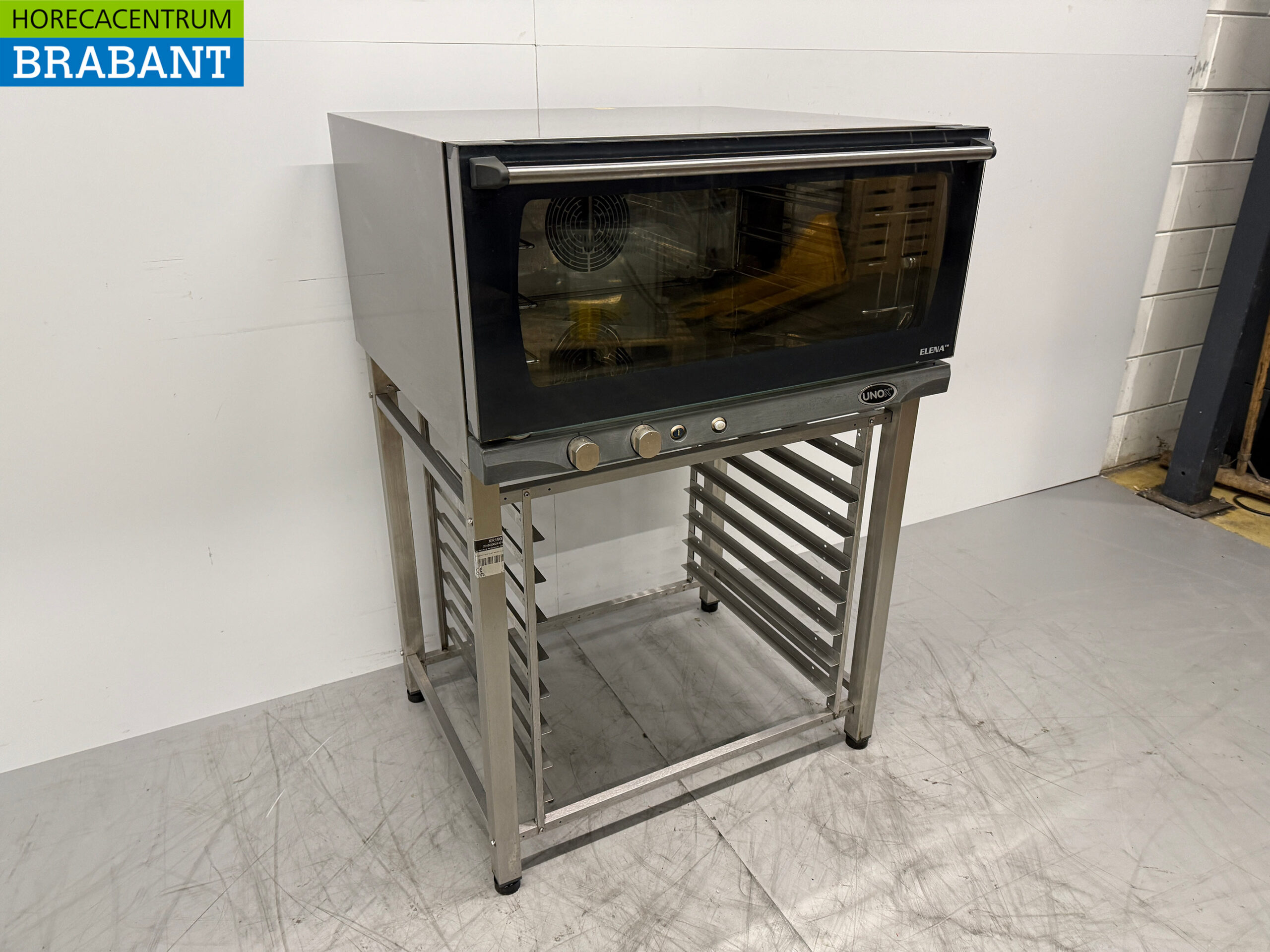 Edelstahl Unox Heißluftofen 3 x 60/40 cm 230V Horeca – Bild 3