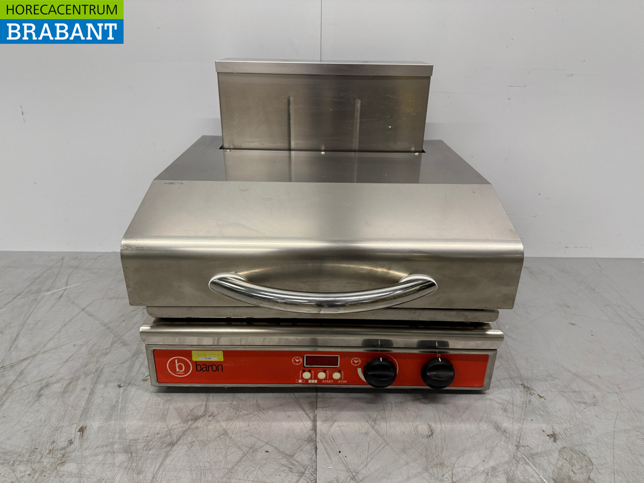 Baron Keramik-Salamander aus Edelstahl 57 cm 4,5 kW 400V Horeca – Bild 4