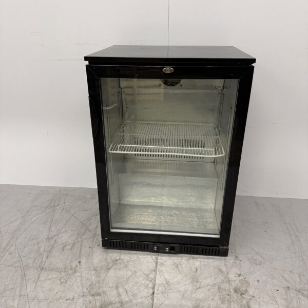 Exquisit Bar-Kühlschrank 1 Glasklapptür 60 cm 230V Horeca