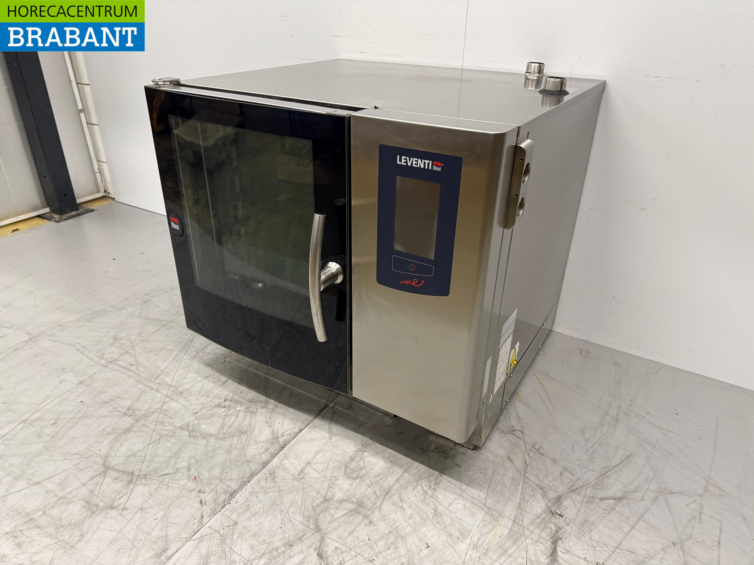 Leventi Me Combisteamer Dampfgarer aus Edelstahl 6 x 60/40 cm 400V Horeca – Bild 2