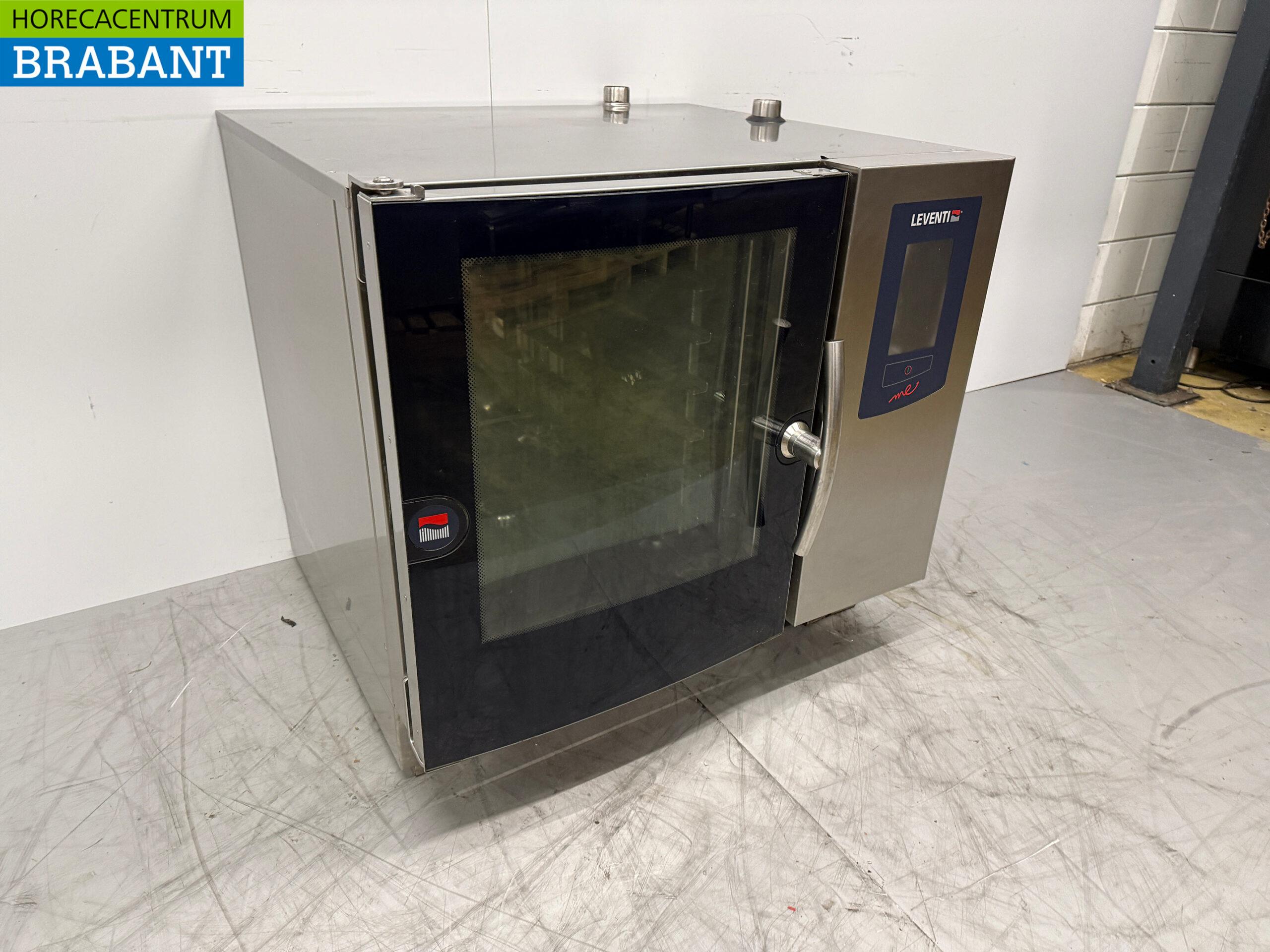 Leventi Me Combisteamer Dampfgarer aus Edelstahl 6 x 60/40 cm 400V Horeca – Bild 3