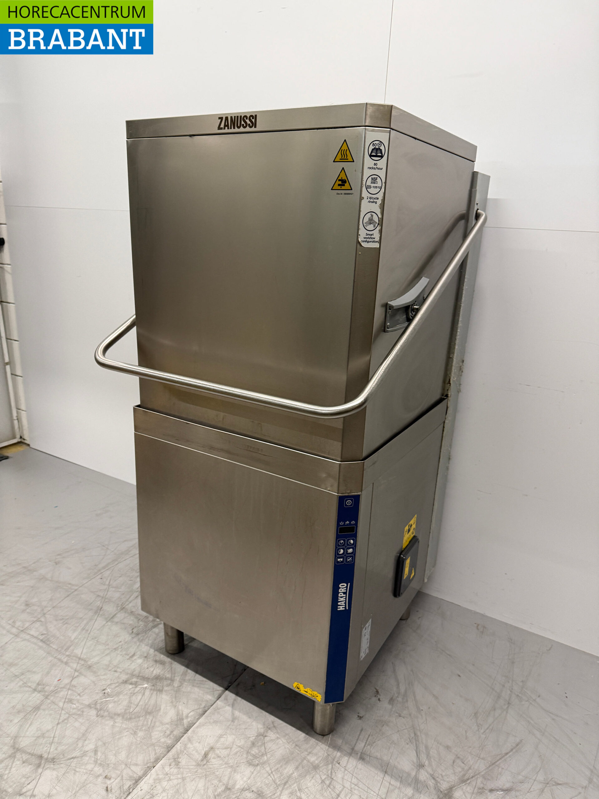 Zanussi Geschirrspüler aus Edelstahl mit Abflusspumpe 400V Catering – Bild 2