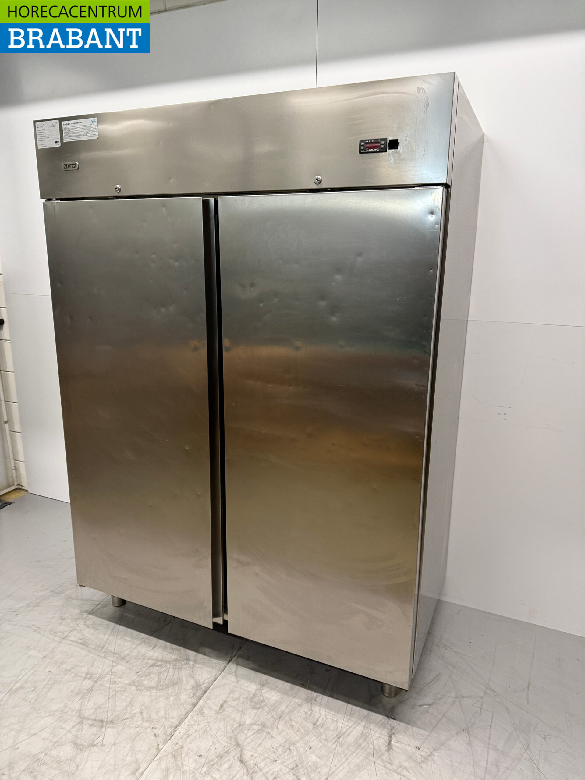 Zanussi Gefrierschrank aus Edelstahl Doppeltür 1300 Liter 230V Horeca – Bild 2