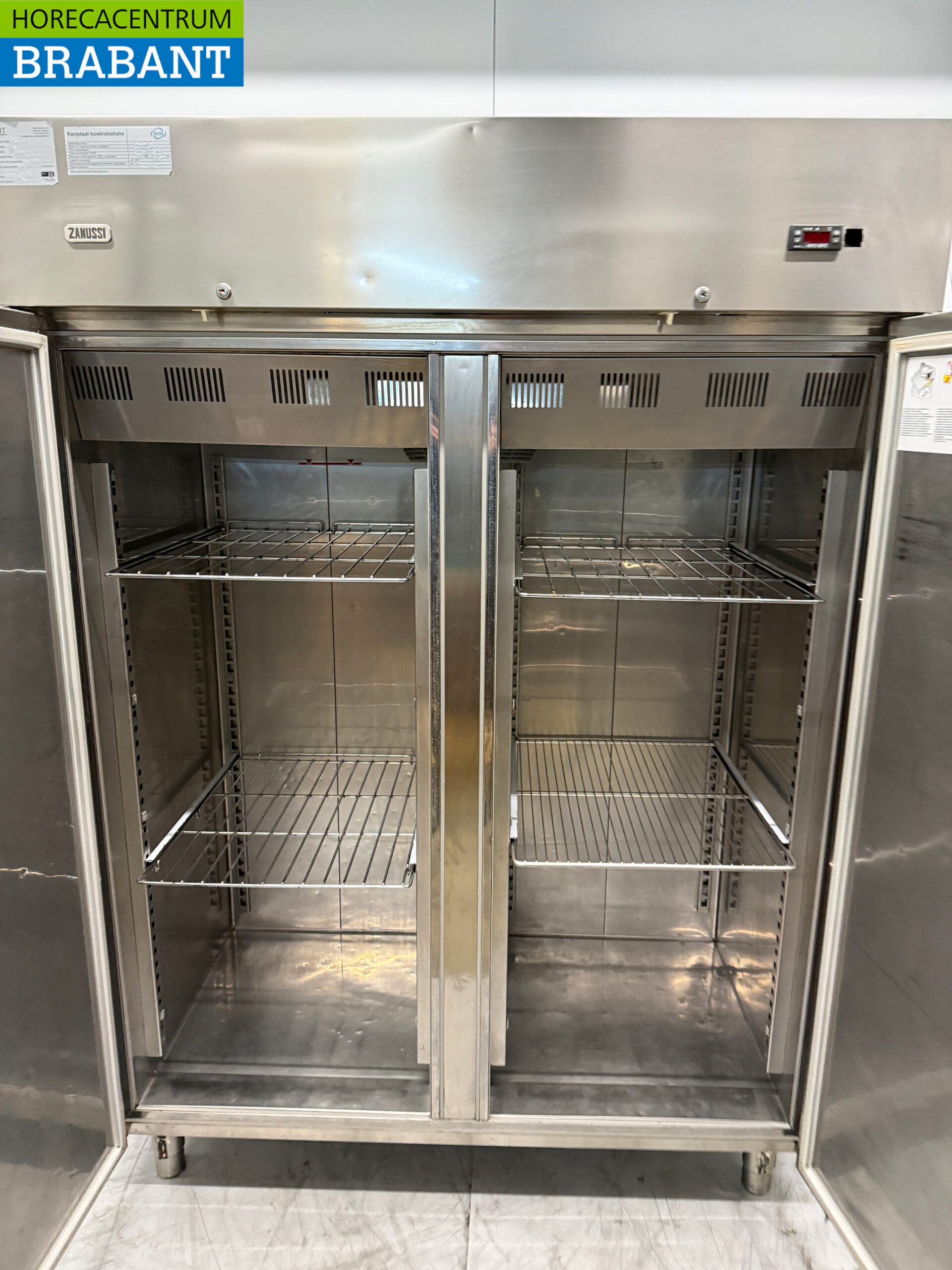 Zanussi Gefrierschrank aus Edelstahl Doppeltür 1300 Liter 230V Horeca – Bild 4