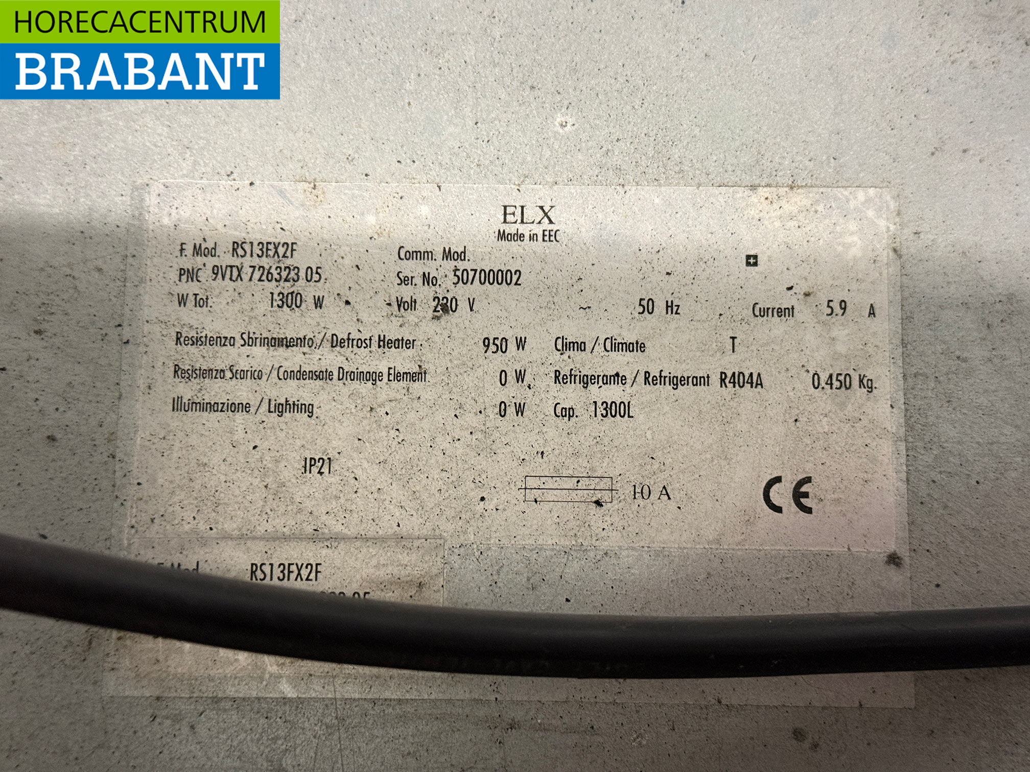 Zanussi Gefrierschrank aus Edelstahl Doppeltür 1300 Liter 230V Horeca – Bild 5