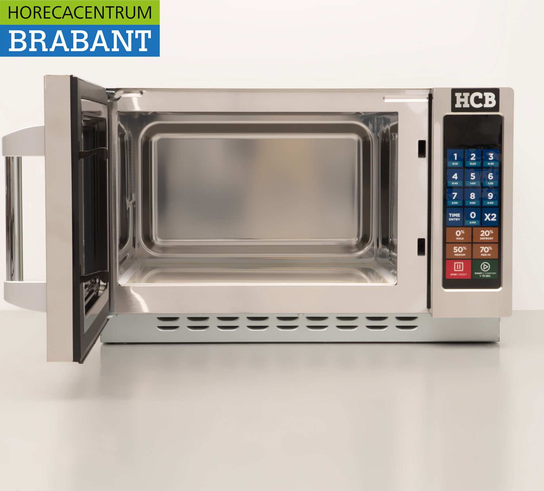 HCB Mikrowellenherd aus Edelstahl 34 Liter 1000 Watt 230V Horeca – Bild 5