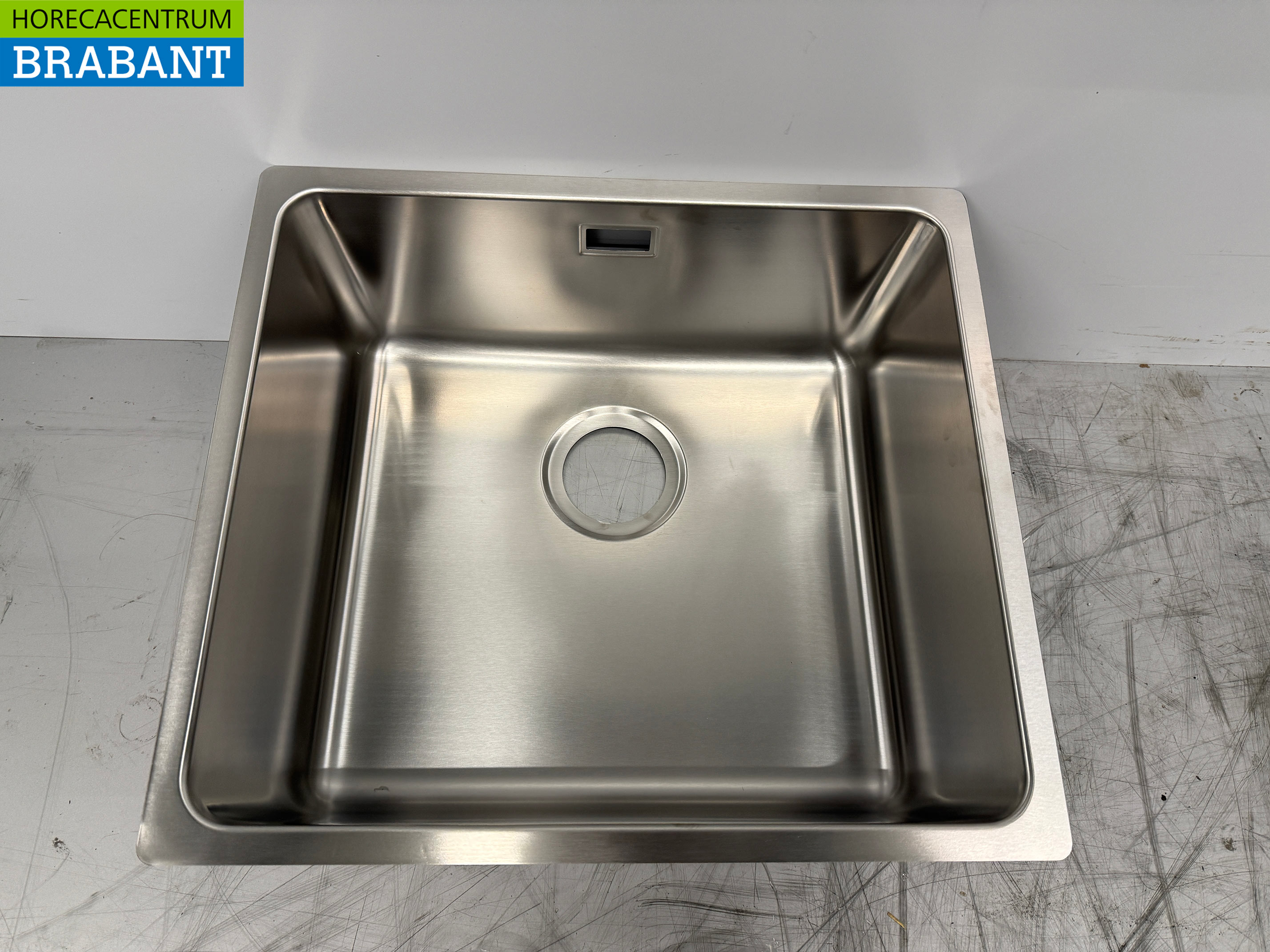 Asil Einbauspüle aus Edelstahl 45 x 40 x 18,5 cm Catering – Bild 5