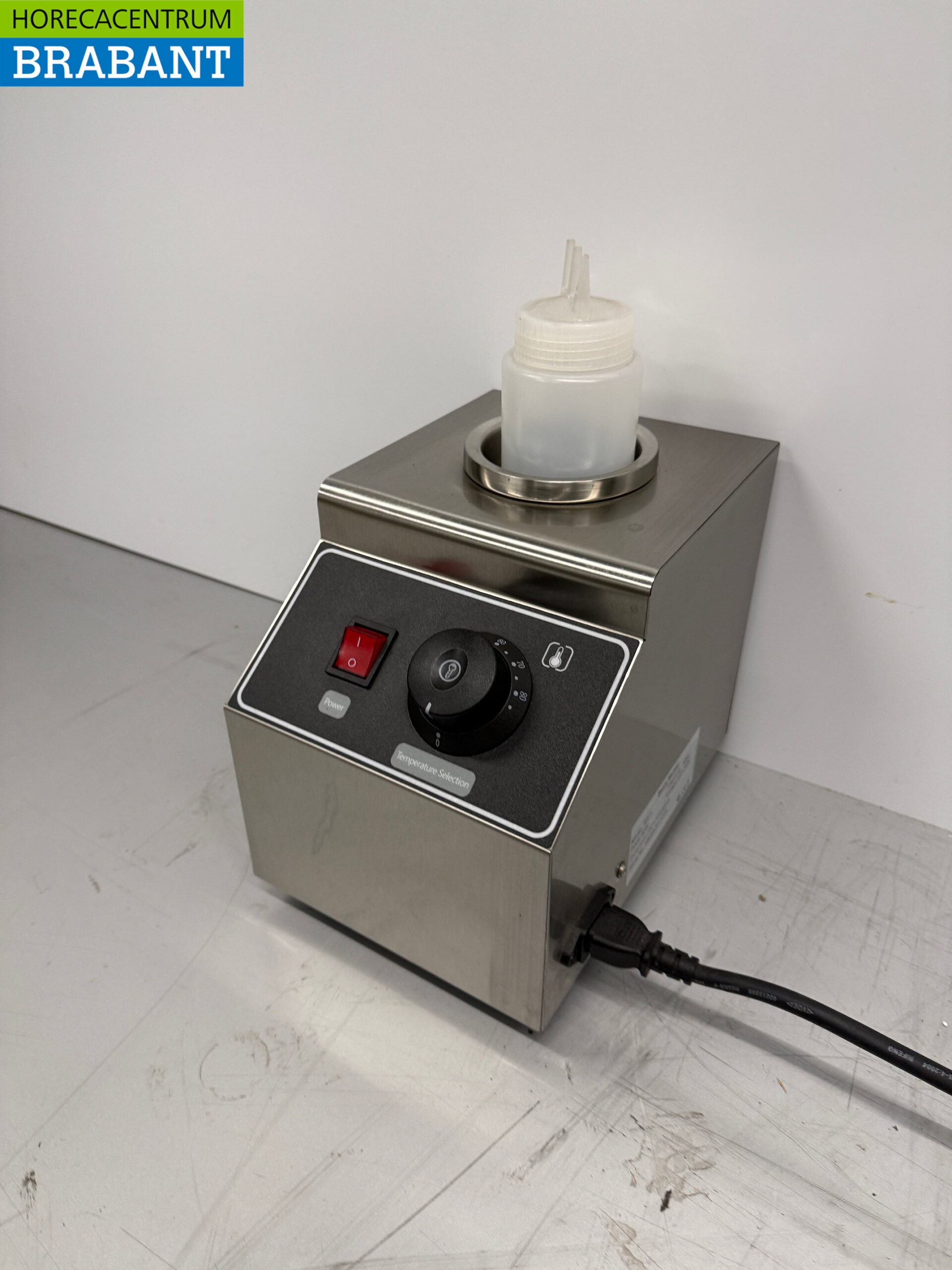 Edelstahl Soßenwärmer Flaschenwärmer 1 x 950 ml Schokolade Käse Marmelade Whiskey 230V Horeca – Bild 2