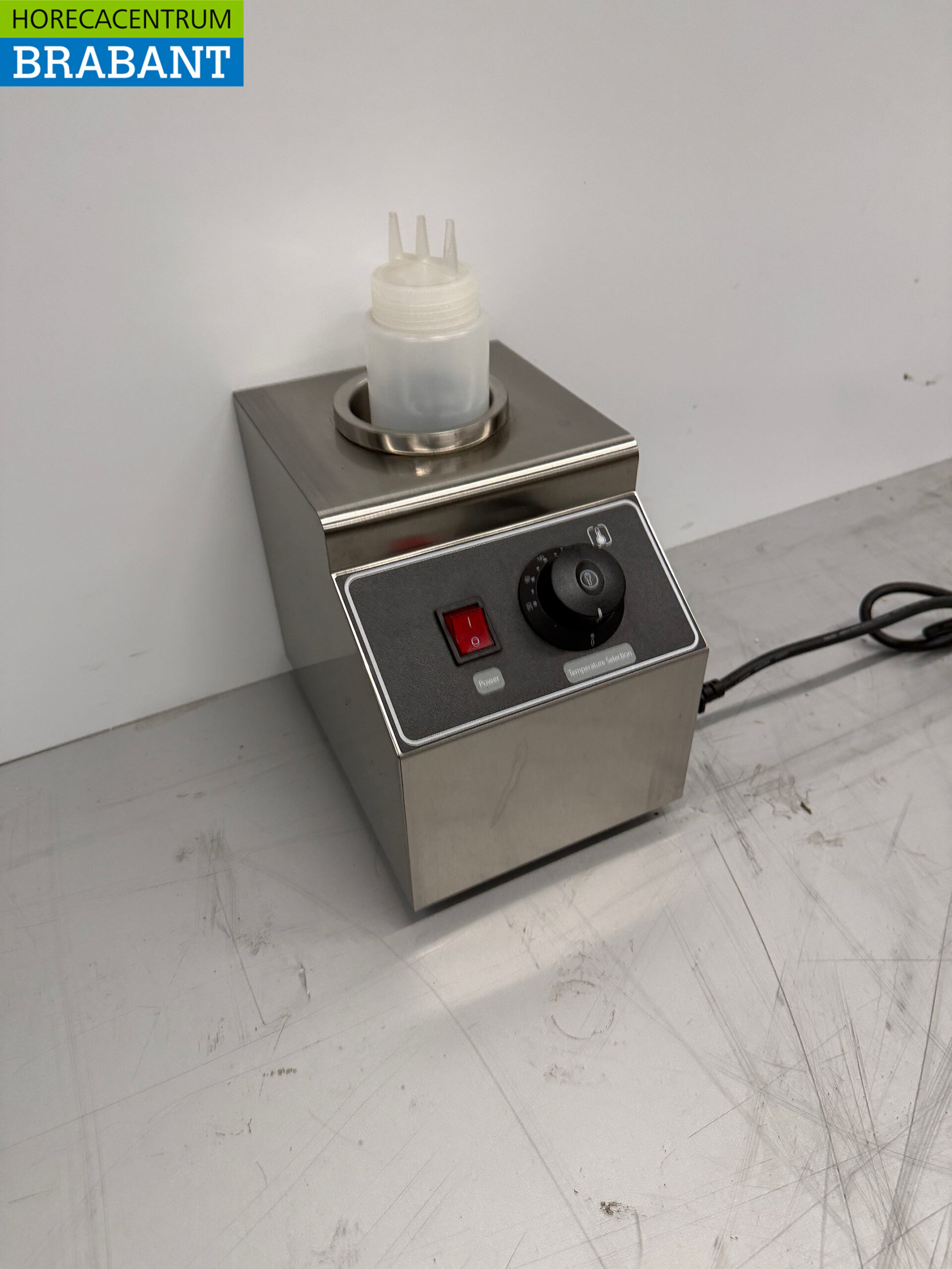 Edelstahl Soßenwärmer Flaschenwärmer 1 x 950 ml Schokolade Käse Marmelade Whiskey 230V Horeca – Bild 3